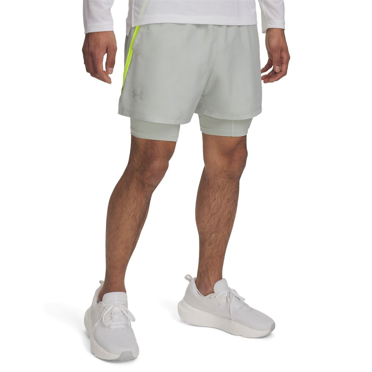 Under Armour Mens Armour Ua Launch 2 In 1 7 Shorts