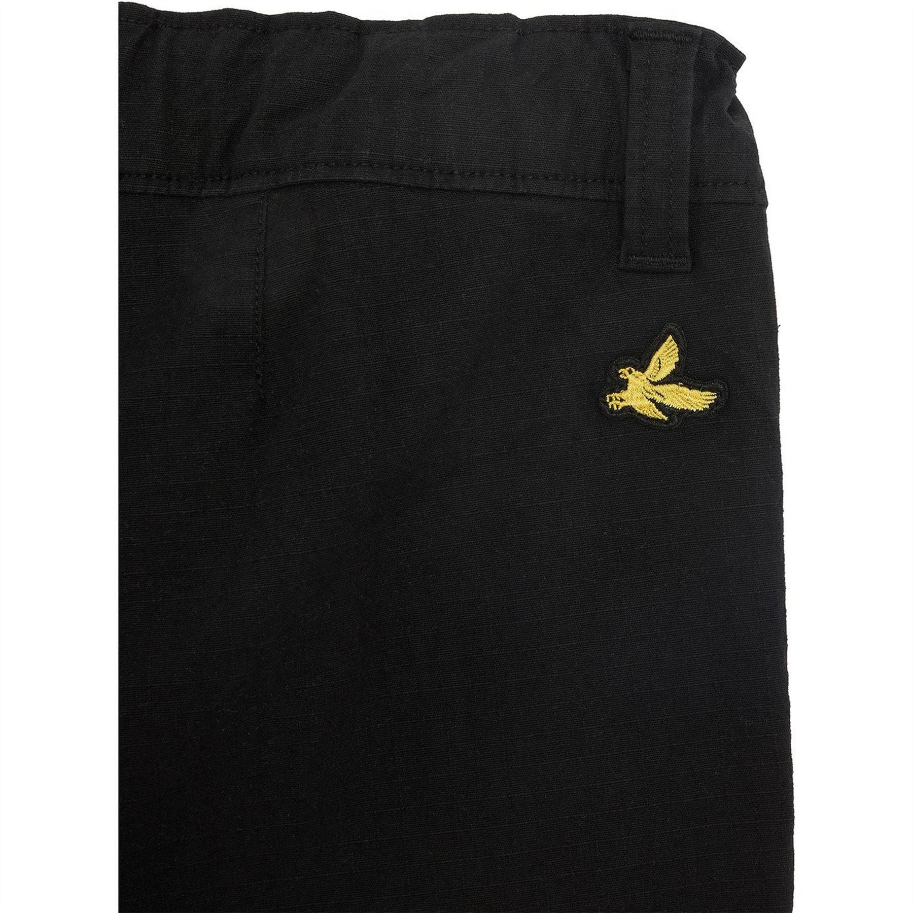 Lyle and Scott Solid Patterned Straight Cargo Trousers