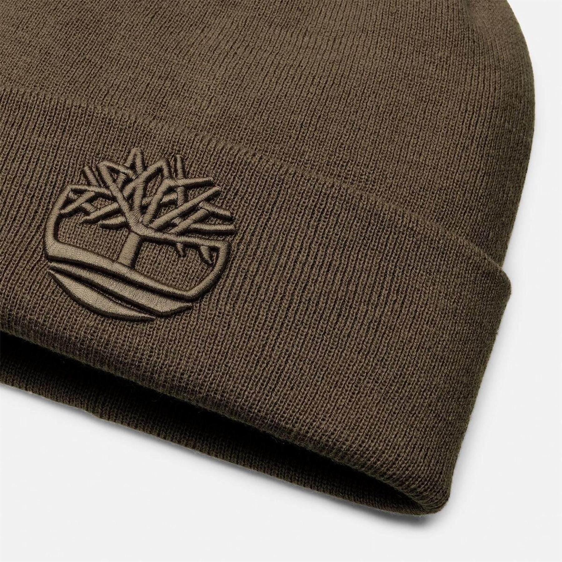 Timberland Logo Ribbed Soft Touch Beanie
