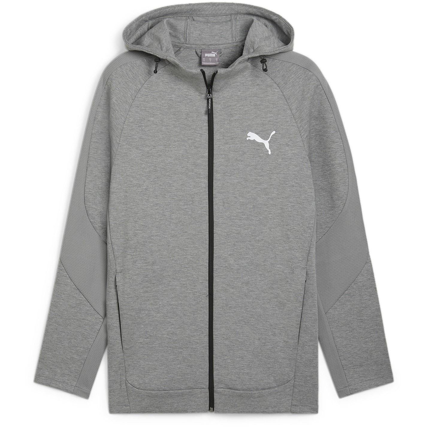 Puma Full Zip Hooded Hip Length Relaxed Fit Top