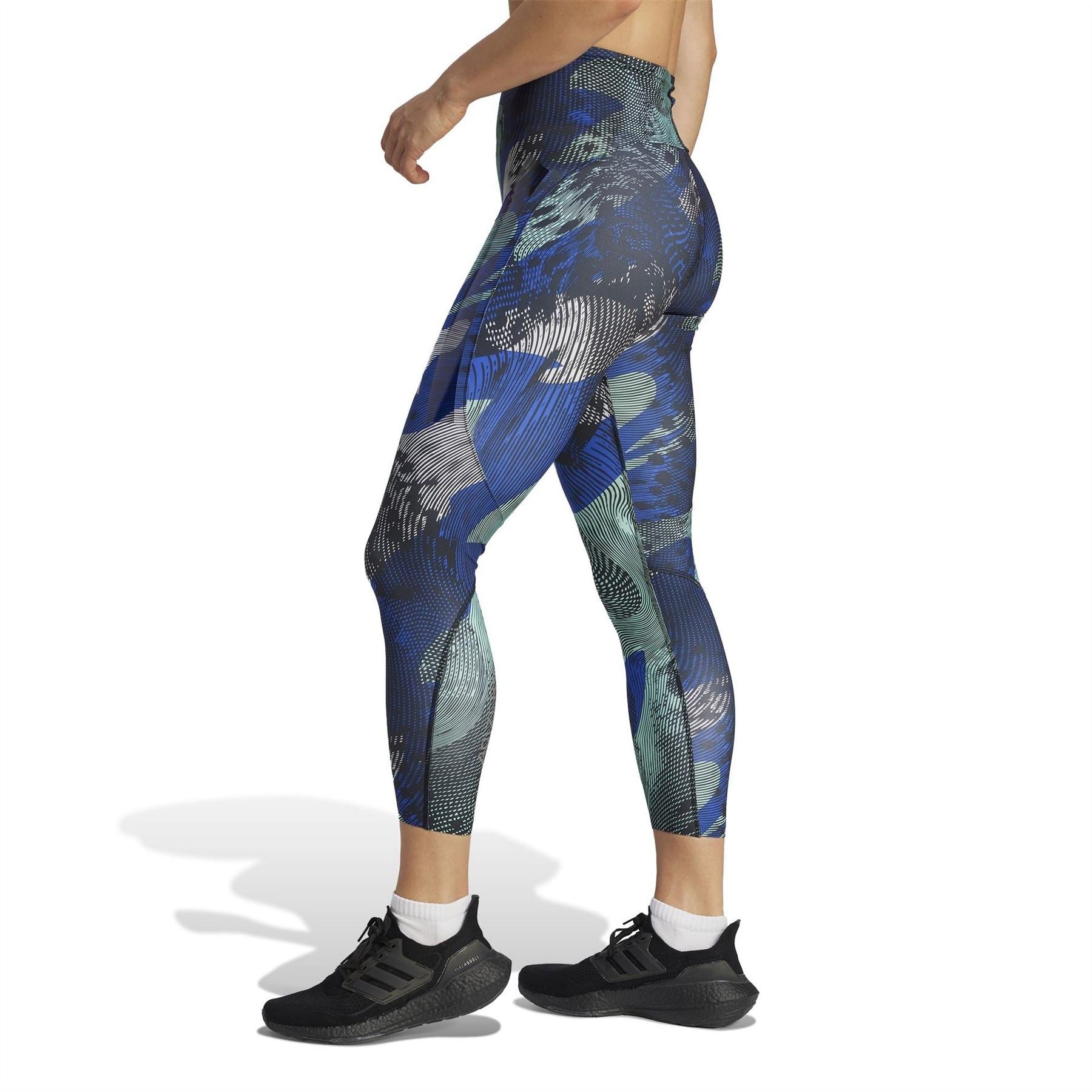 adidas Womens Allover Print 7 8 Leggings