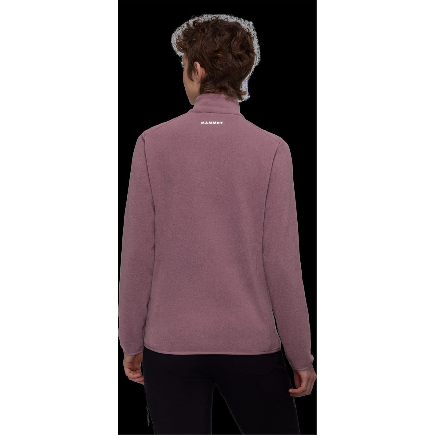 Mammut Innom Solid Patterned Full Zipper Ribbed Cuff Jacket