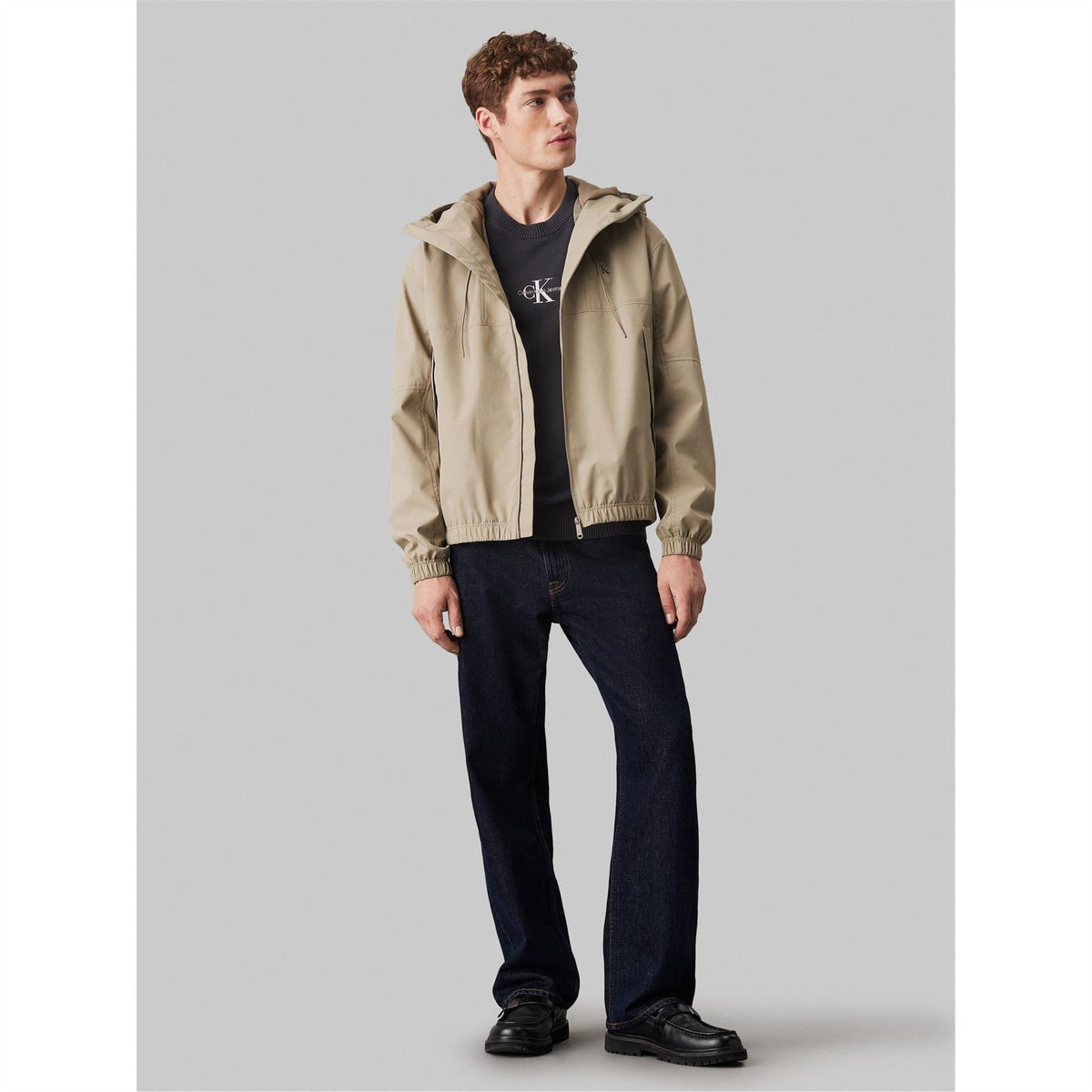 Calvin Klein Jeans Long Sleeve Windbreaker