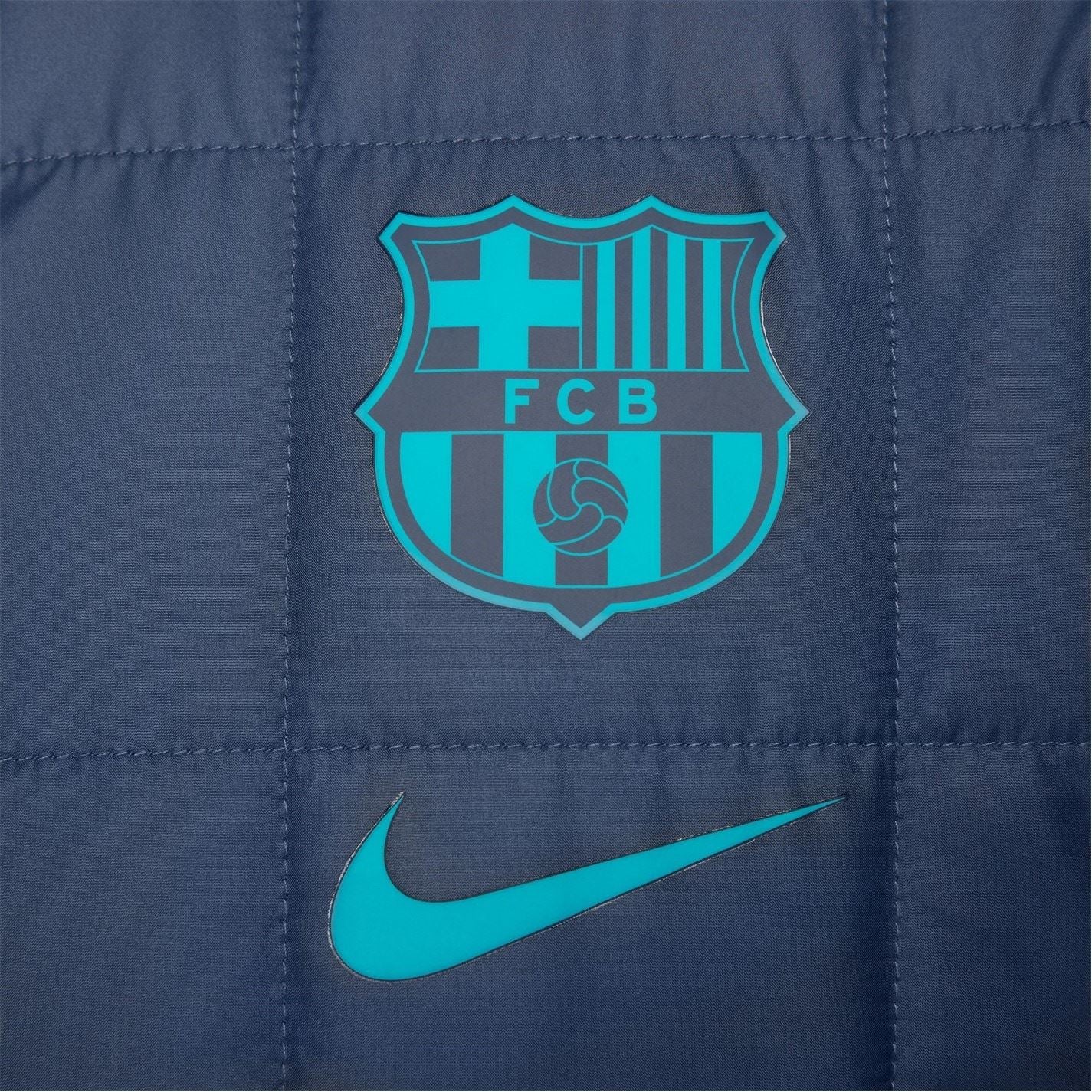 Nike Mens Barcelona Football Synthetic Fill Jacket