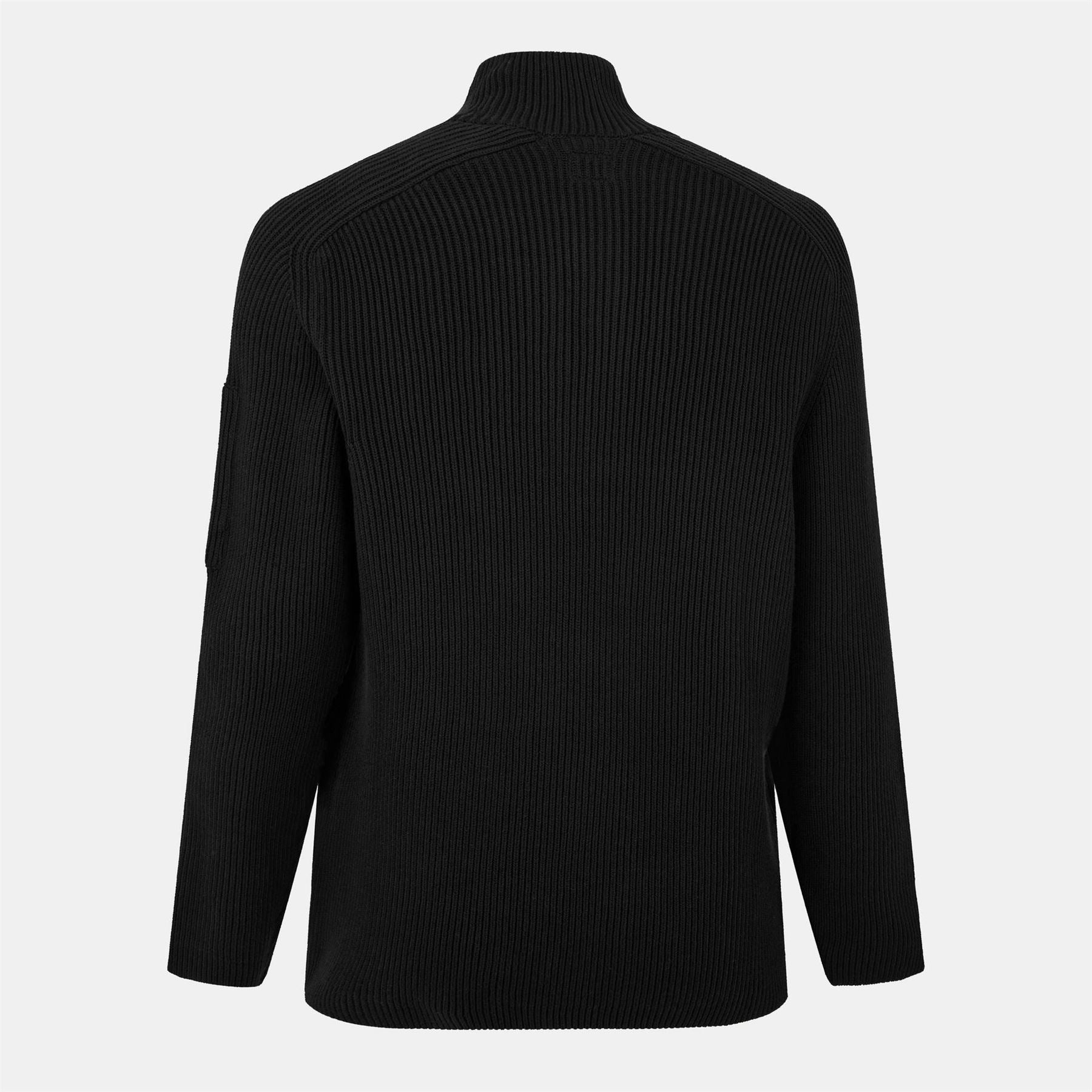 CP Company Quarter Button Knitted Turtle Neck Jumper