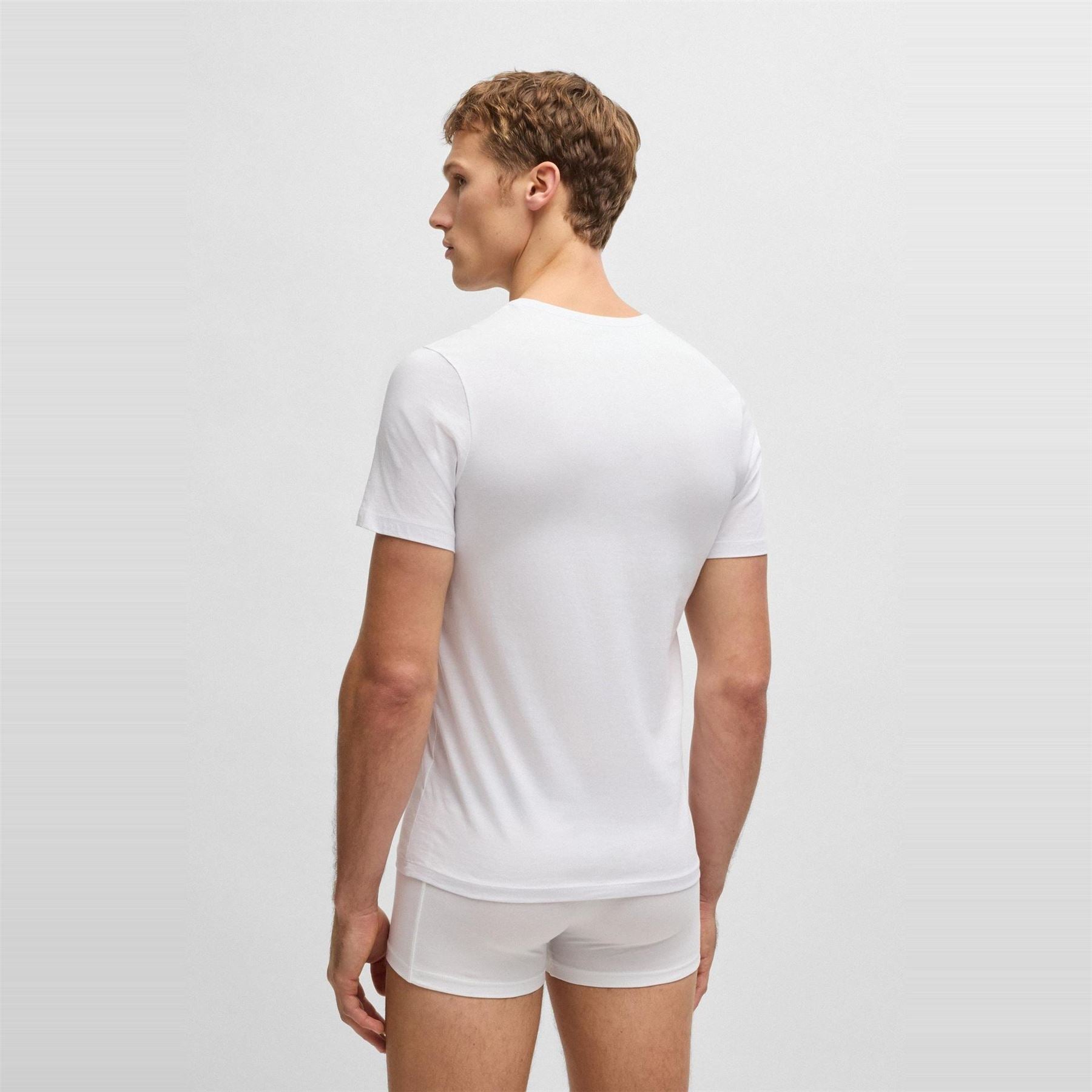 Boss BOSS Bodywear 3 Pack Premium Cotton T Shirts   Crew Neck
