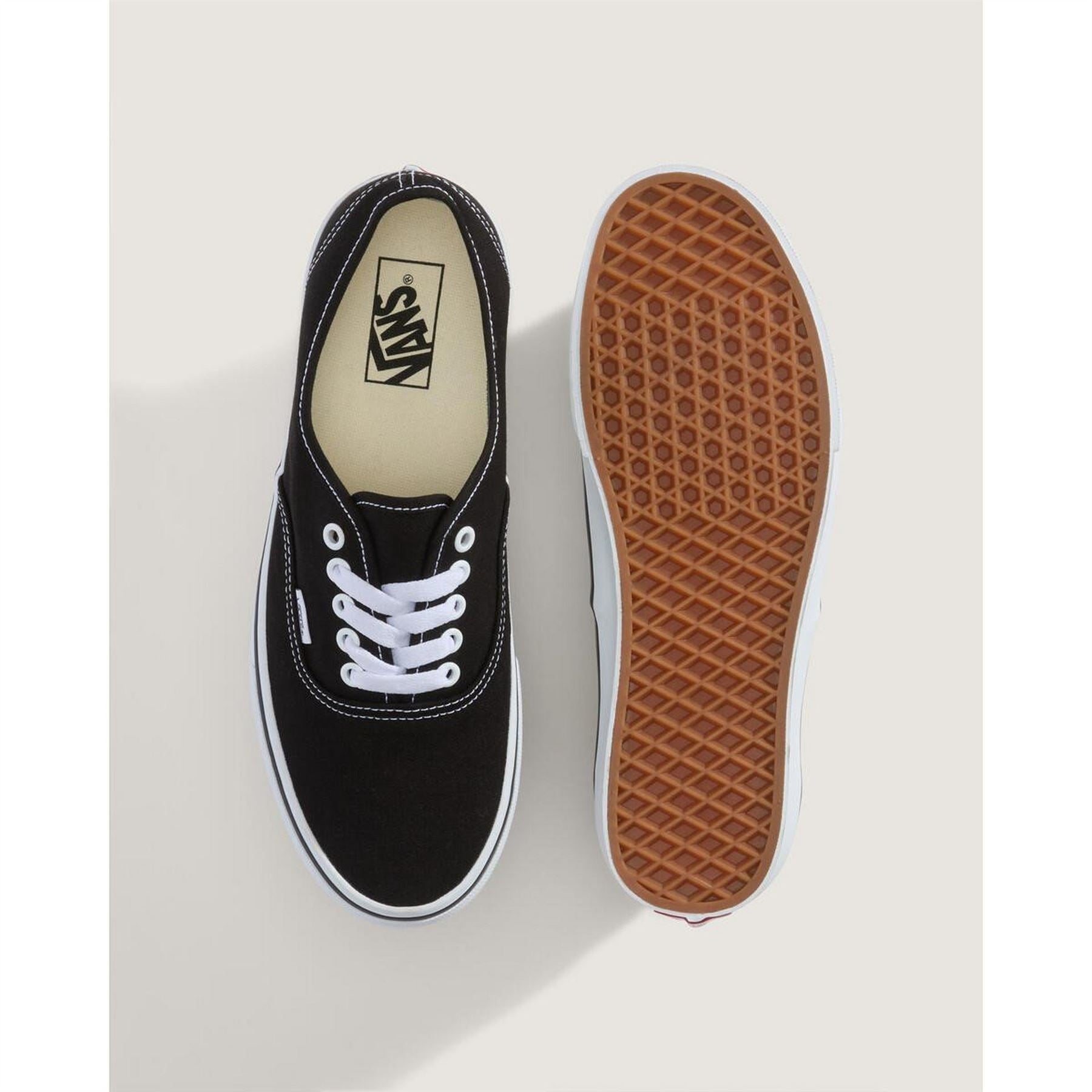 Vans Authentic Canvas Low Top Skate Shoes