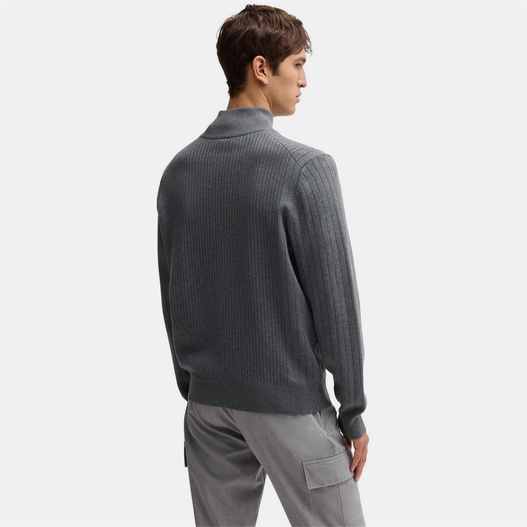 Boss Mock Neck Regular Fit Sweater