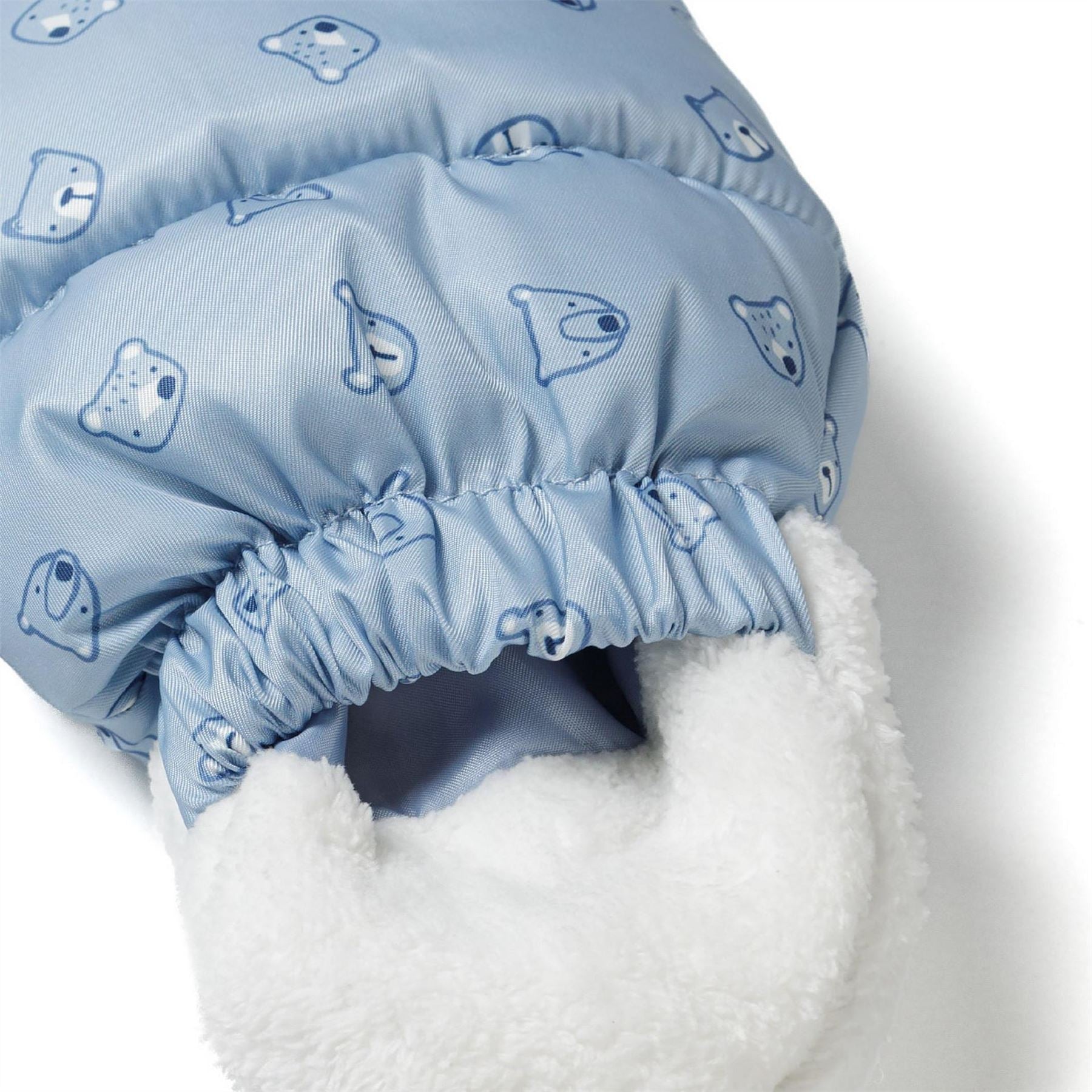 Minoti Baby Snowsuit With Hood And Mitts Light Blue