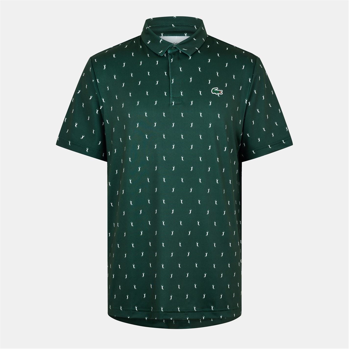 Lacoste Regular Fit Crocodile Print Polo Shirt