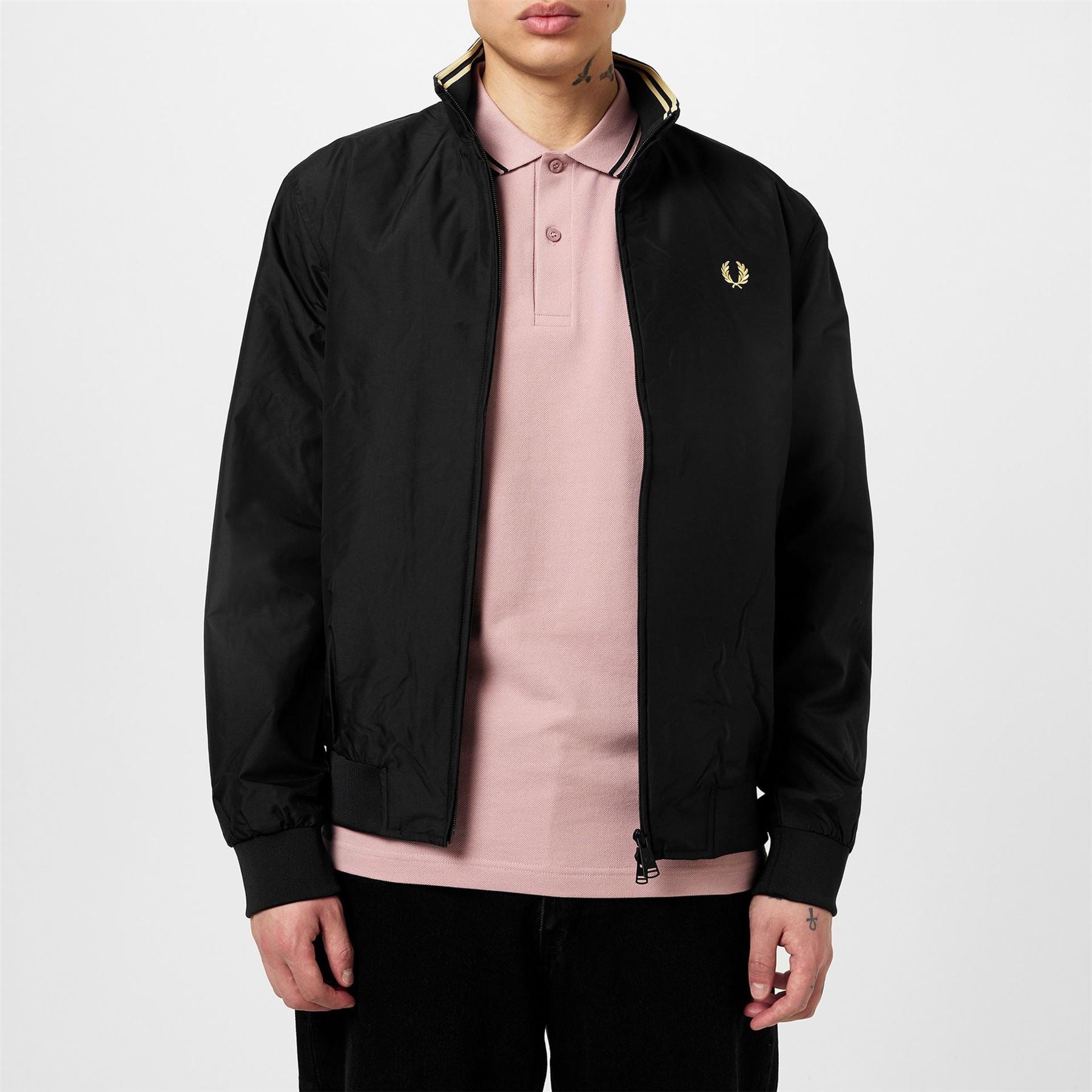 Fred Perry Brentham Cotton Long Sleeve Harrington Jacket