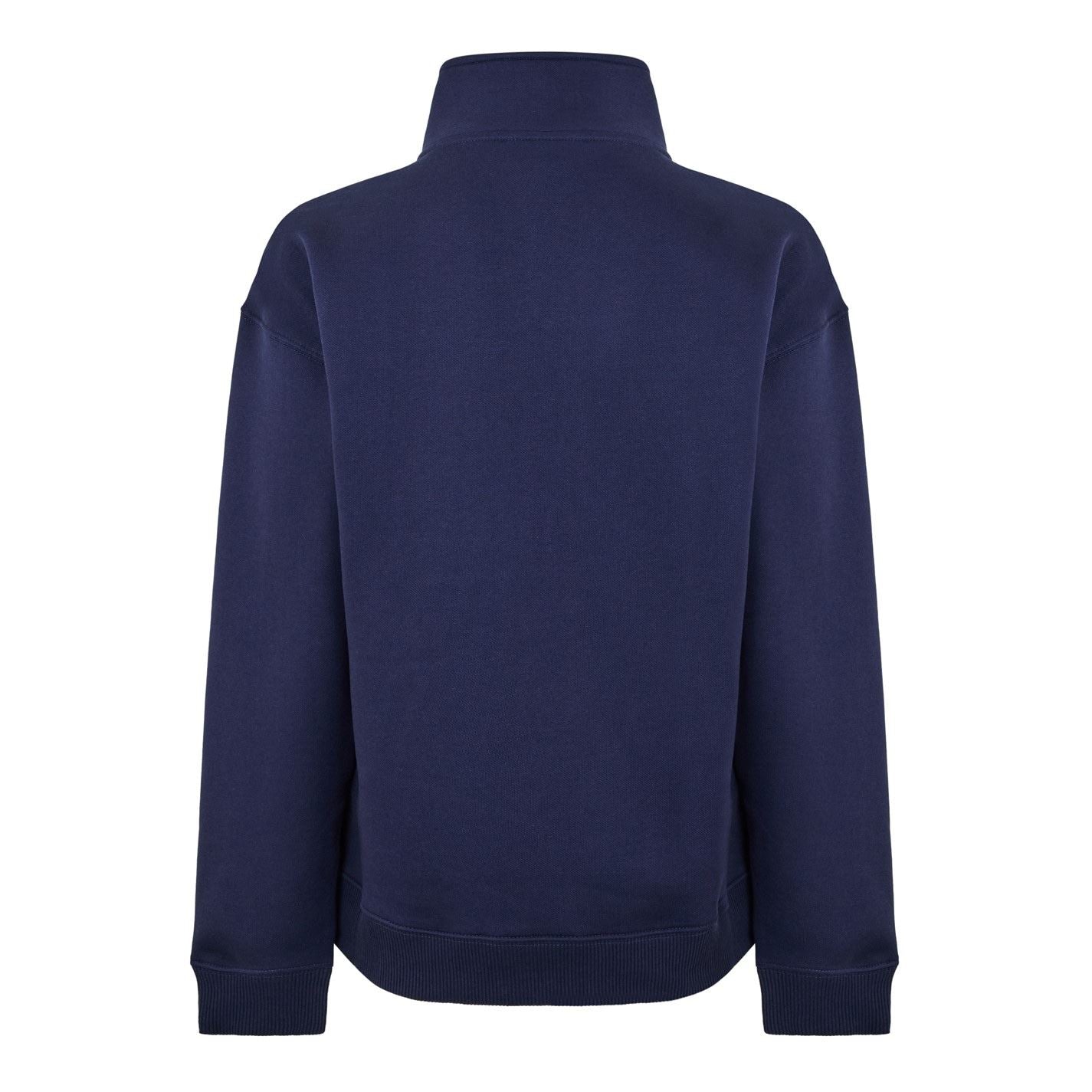 Puma Zip Neck Relaxed Fit Long Sleeve Sweatshirt