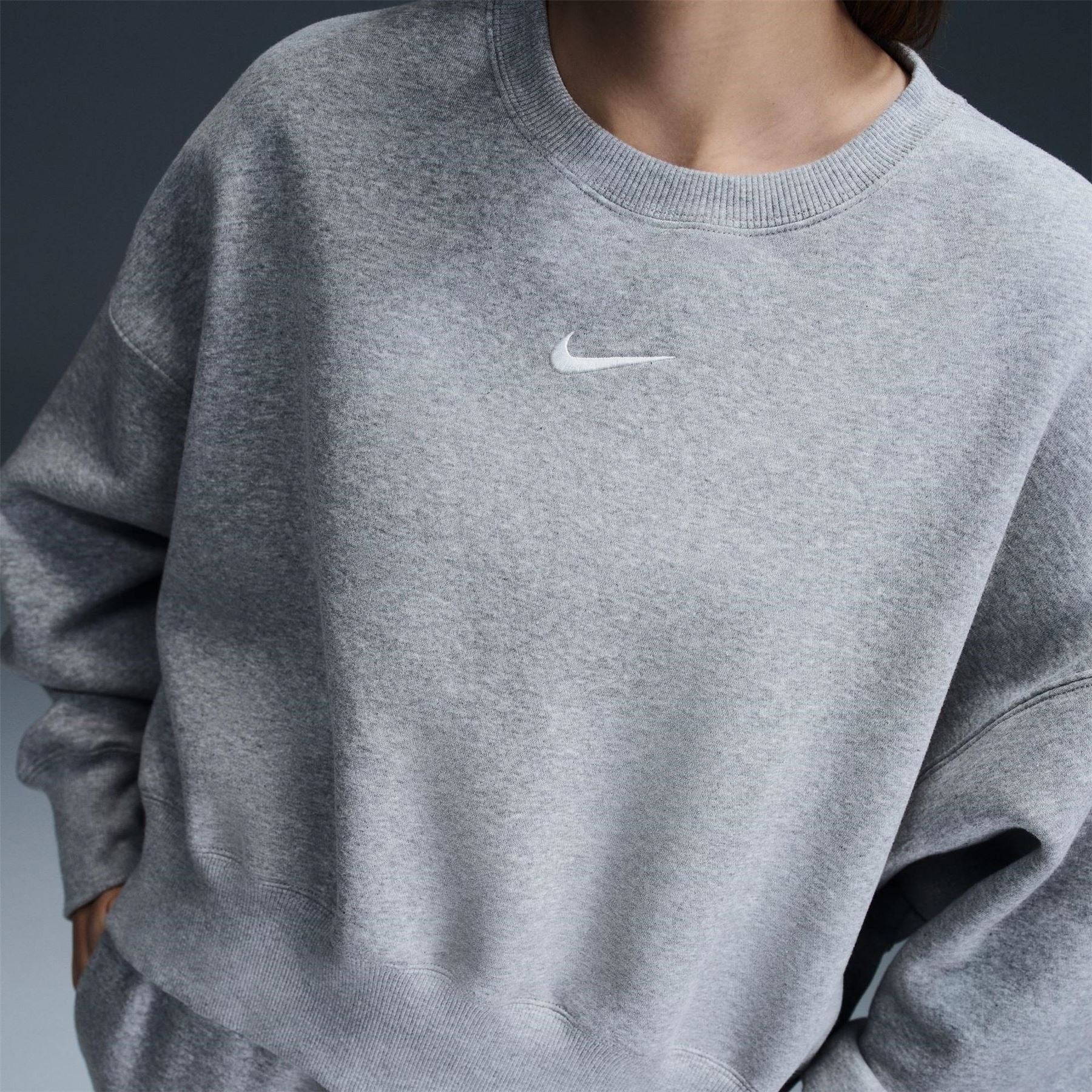Nike Womens Sportswear Phoenix Fleece Over Oversized Crewneck Sweatshirt