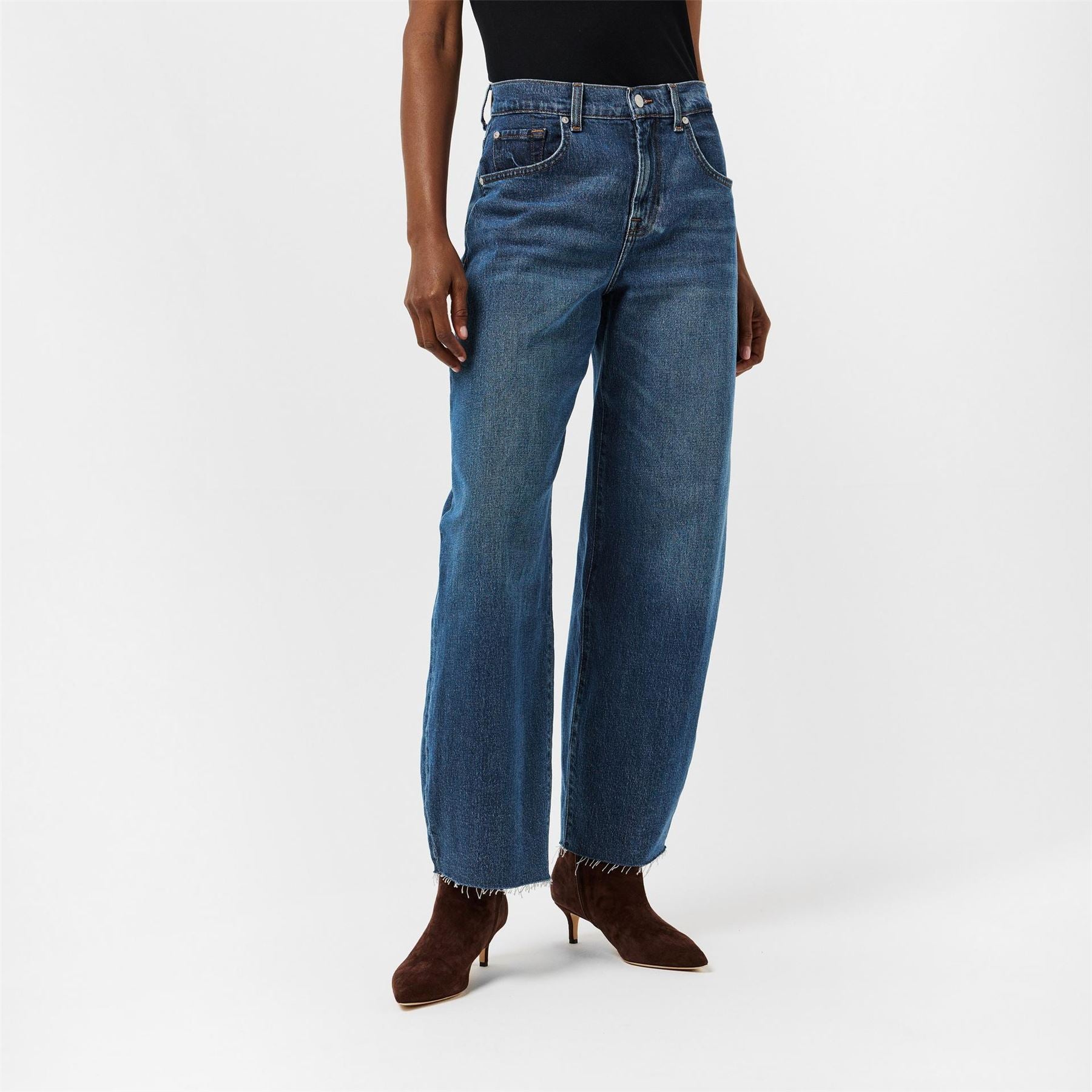 7 For All Mankind Bonnie Wide Leg Wide Fit Jeans