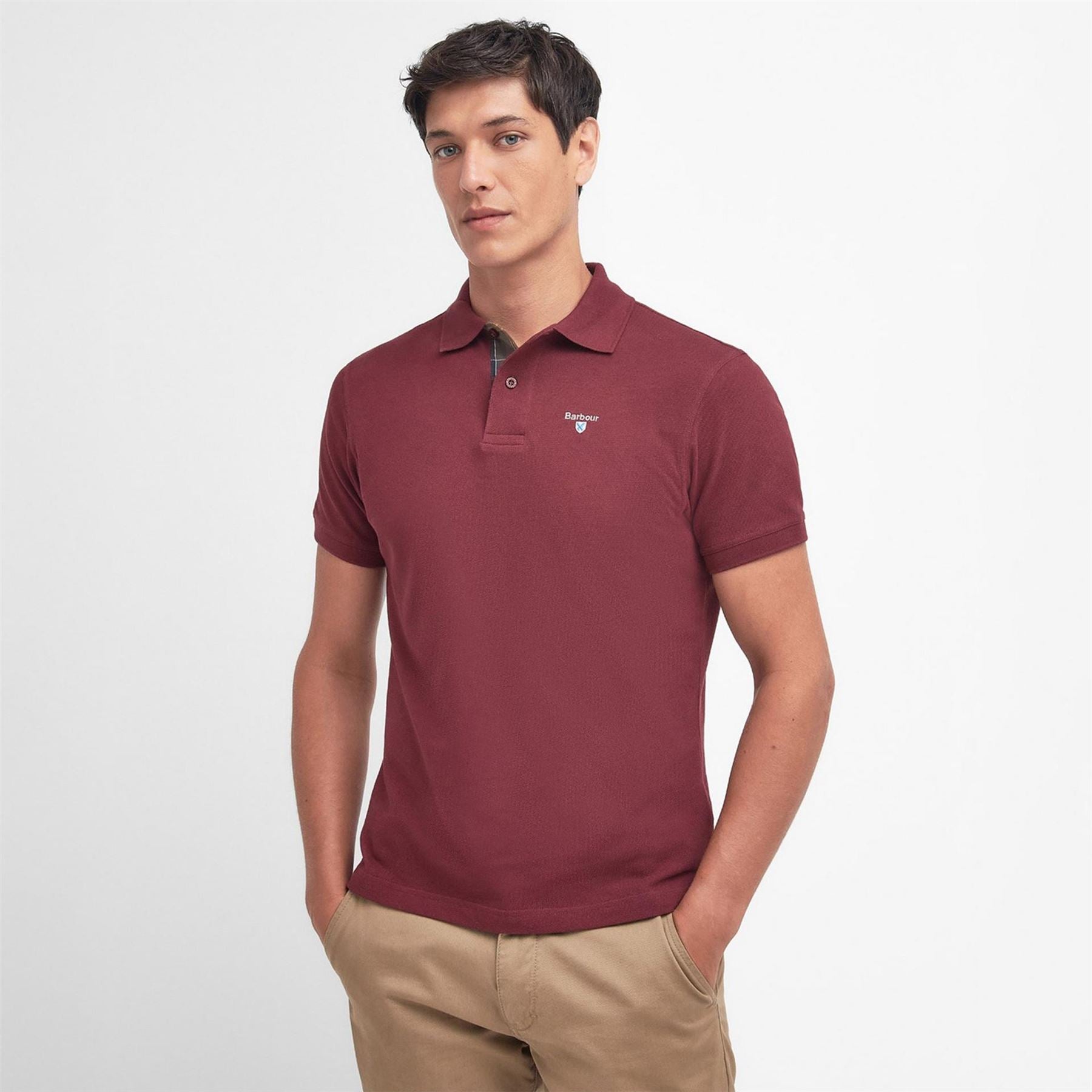 Barbour Tartan Pique Polo Shirt
