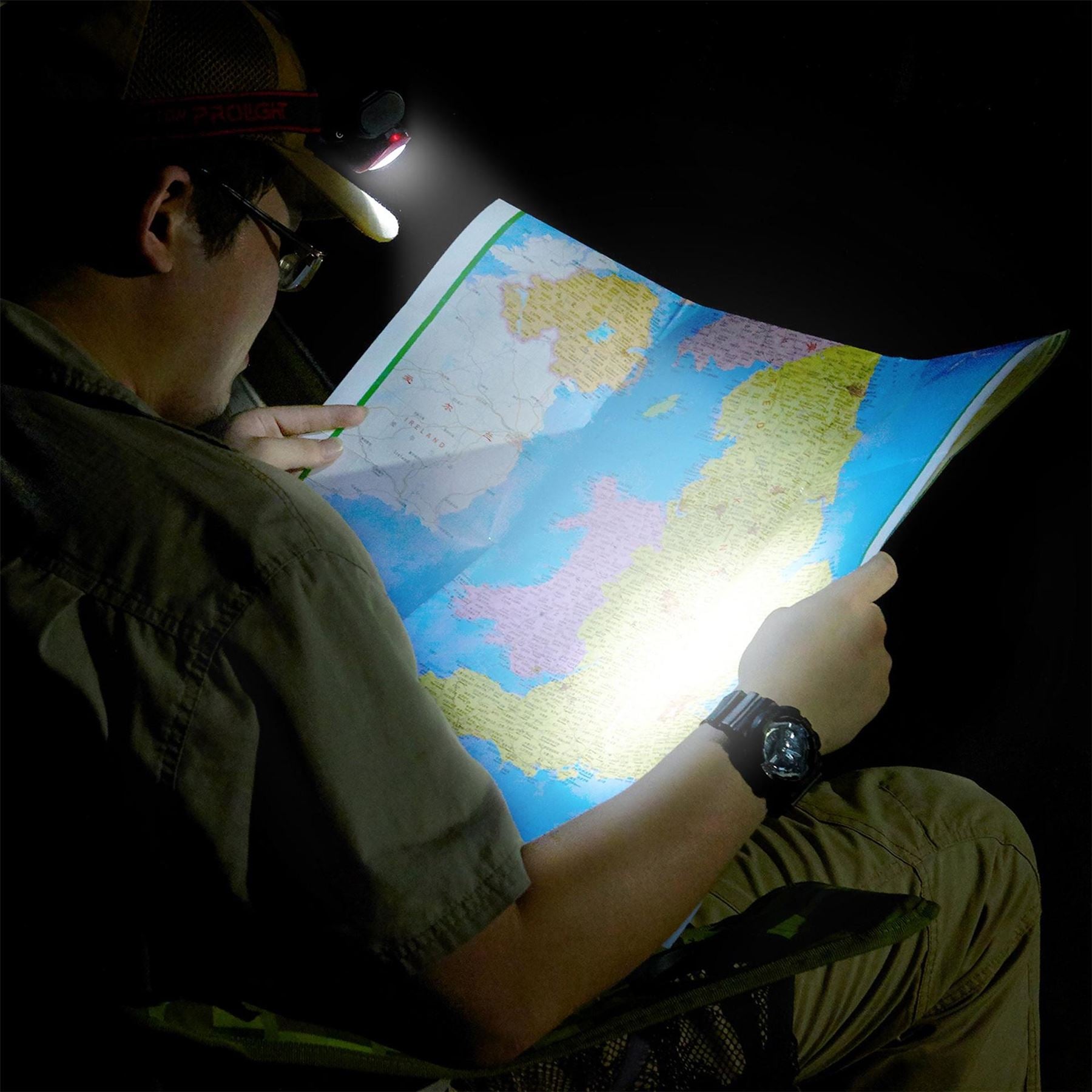 Dekton Cob Led Adjustable Head Torch