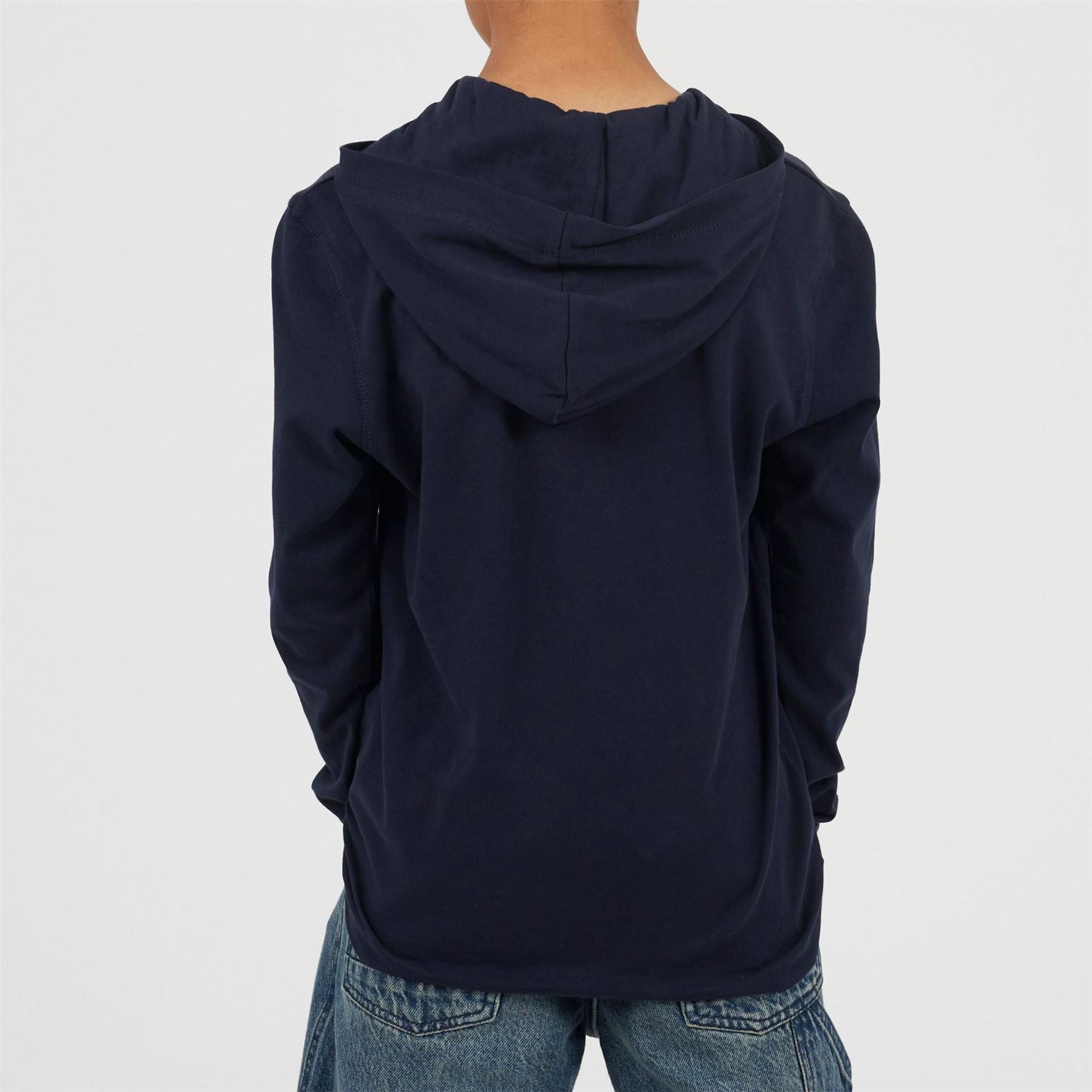 Brave Soul Boys Long Sleeve Hoodie With Set In Sleeve