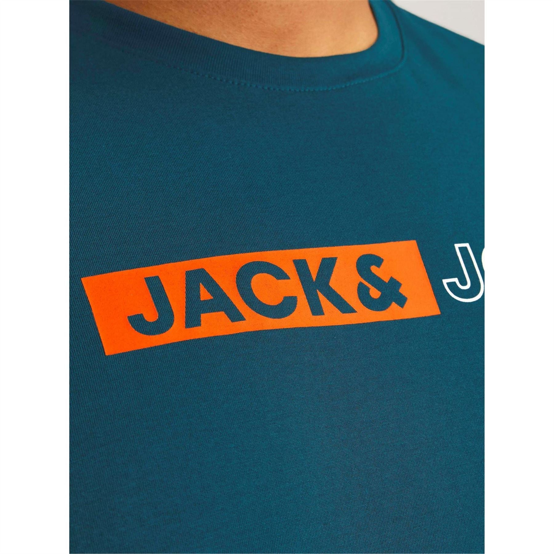 Jack and Jones Mens Corp Logo T-Shirt Plus Size