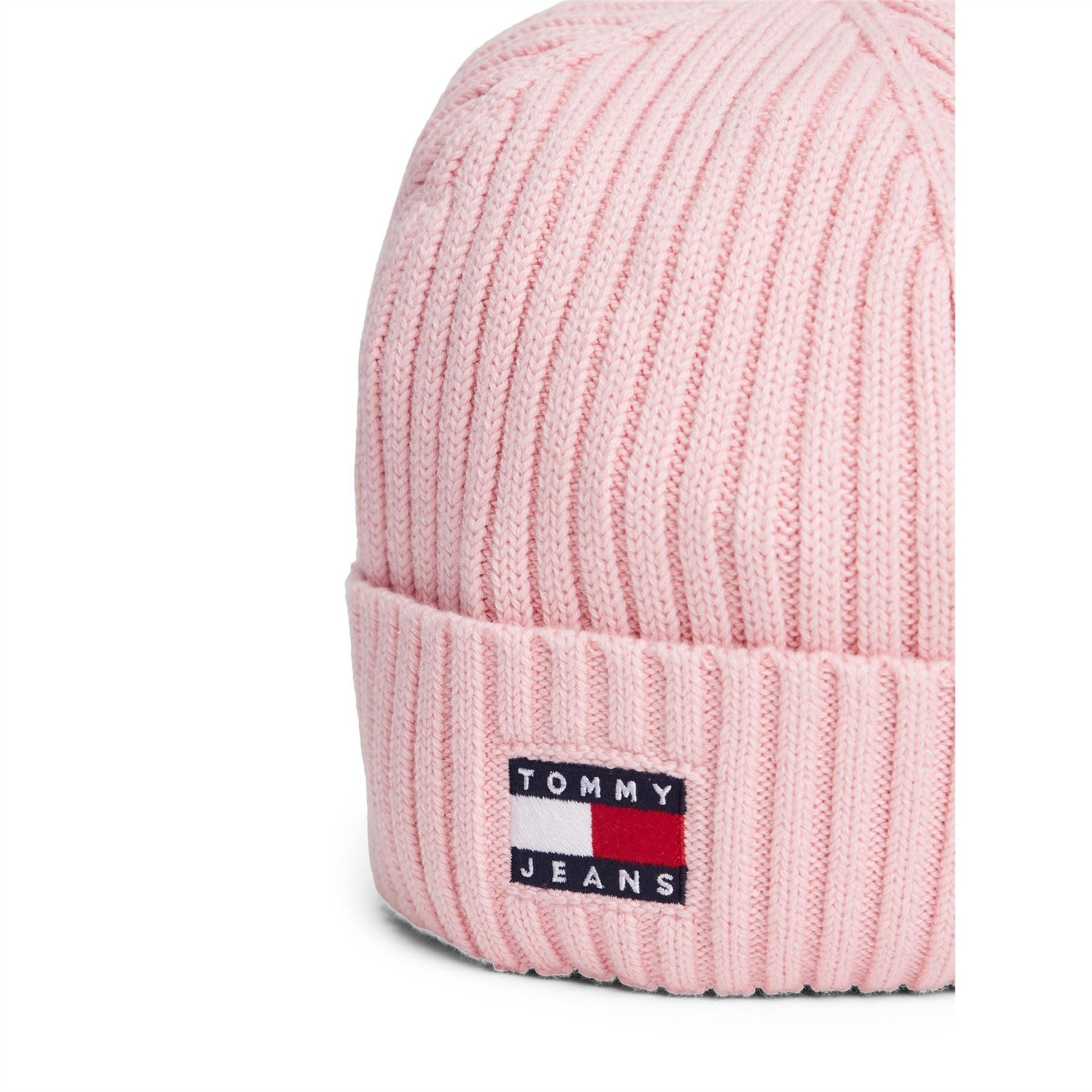 Tommy Jeans Flag Ribbed Knit Beanie