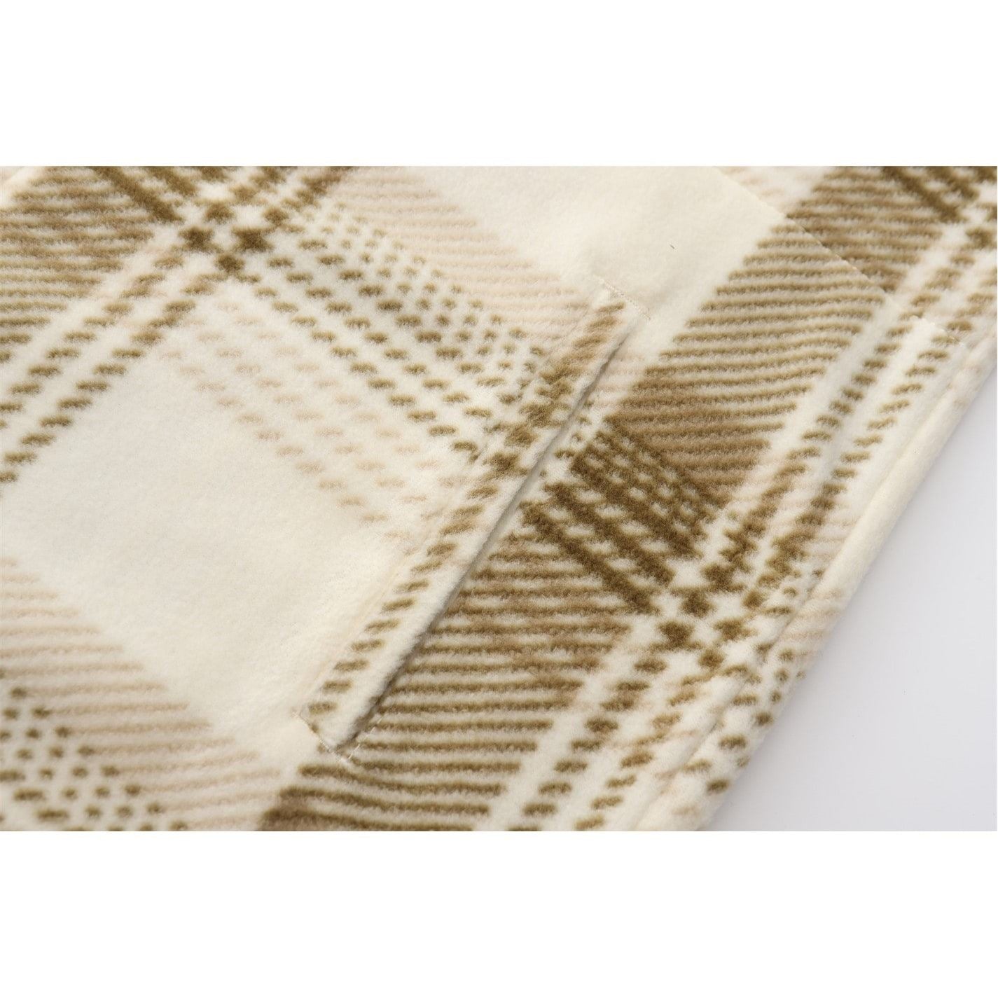 Gelert Womens Quarter Zip Hooded Fleece Top