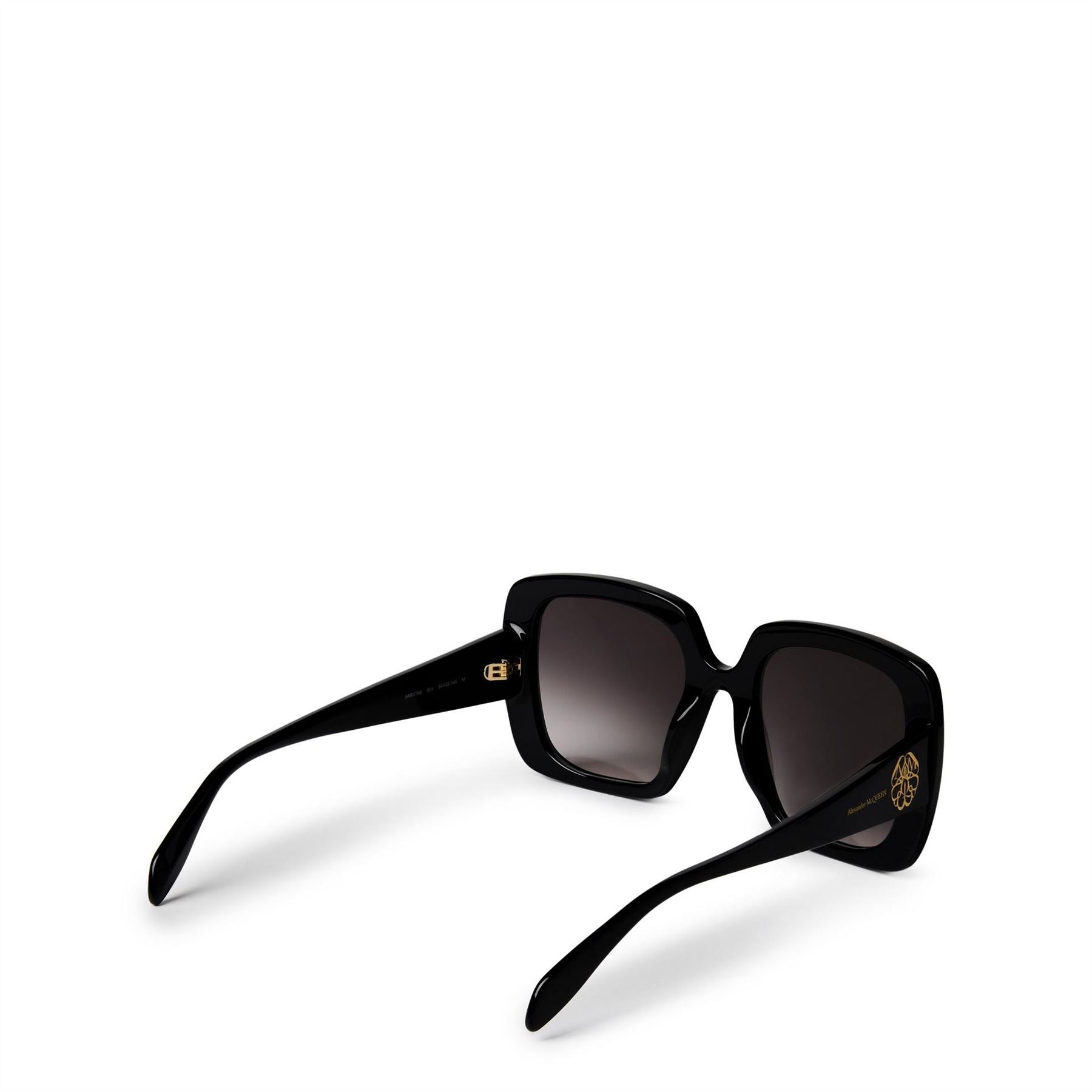 Alexander McQueen Seal Oversized Sunglasses