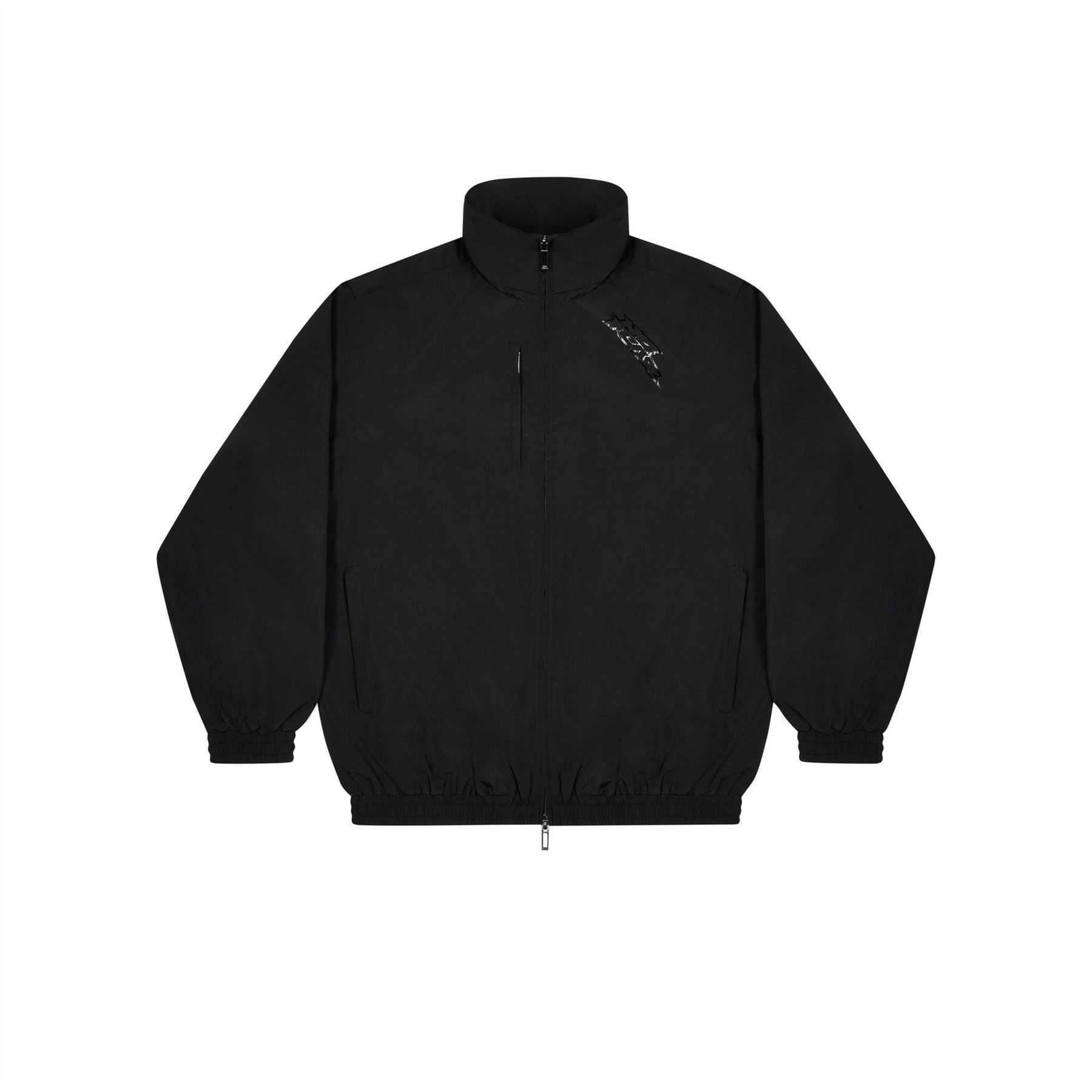 No Fear Athletic Funnel Neck High Collar Long Sleeve Track Top