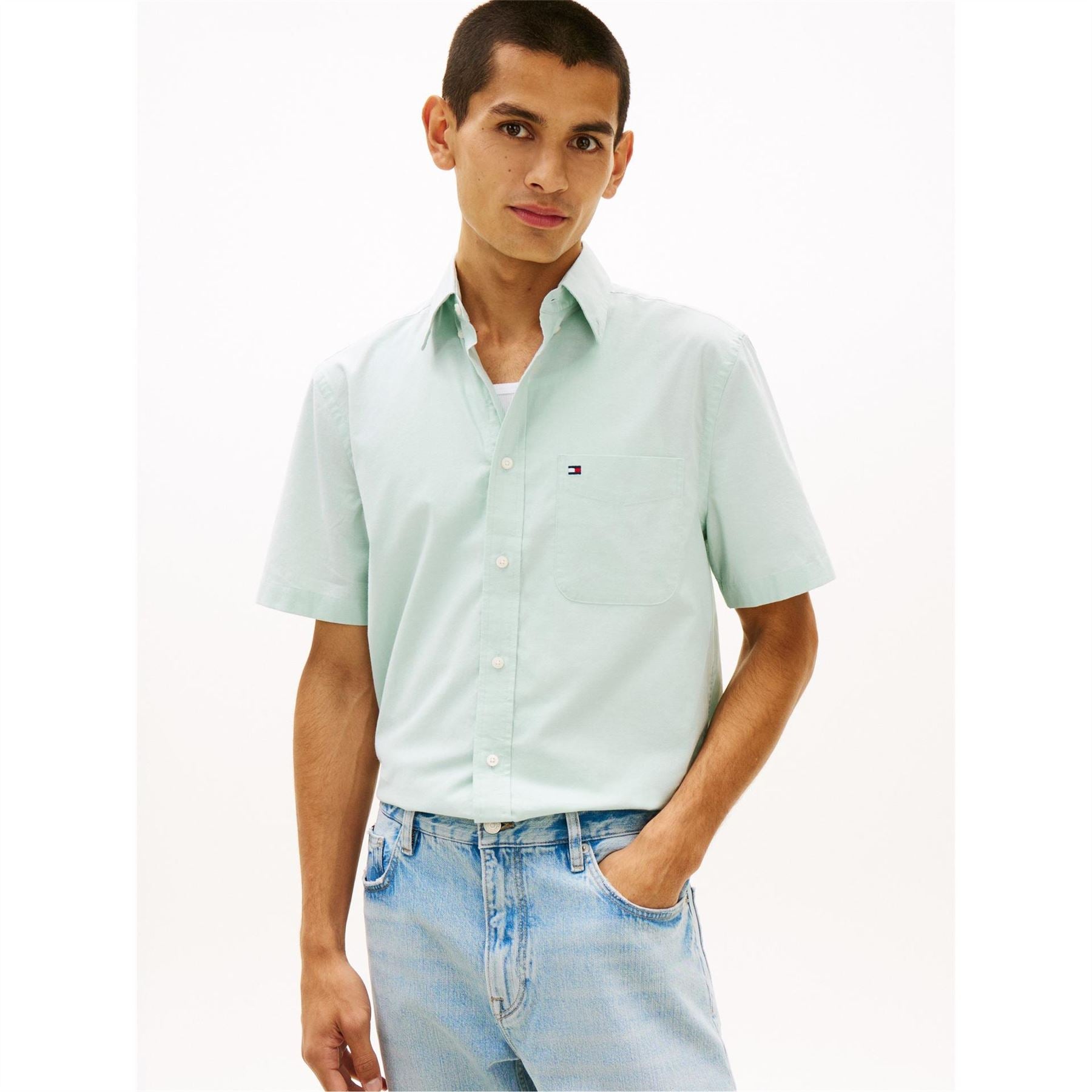 Tommy Hilfiger Short Sleeve Plain Shirt