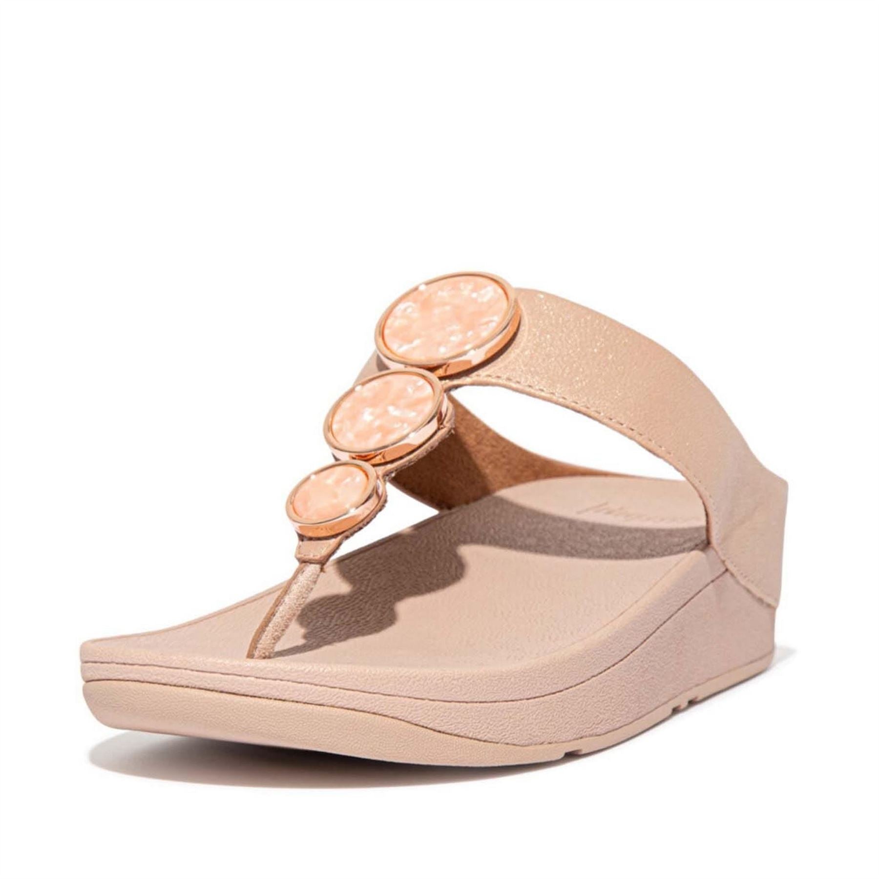 Fitflop Halo Shimmer Toe Post Sandals