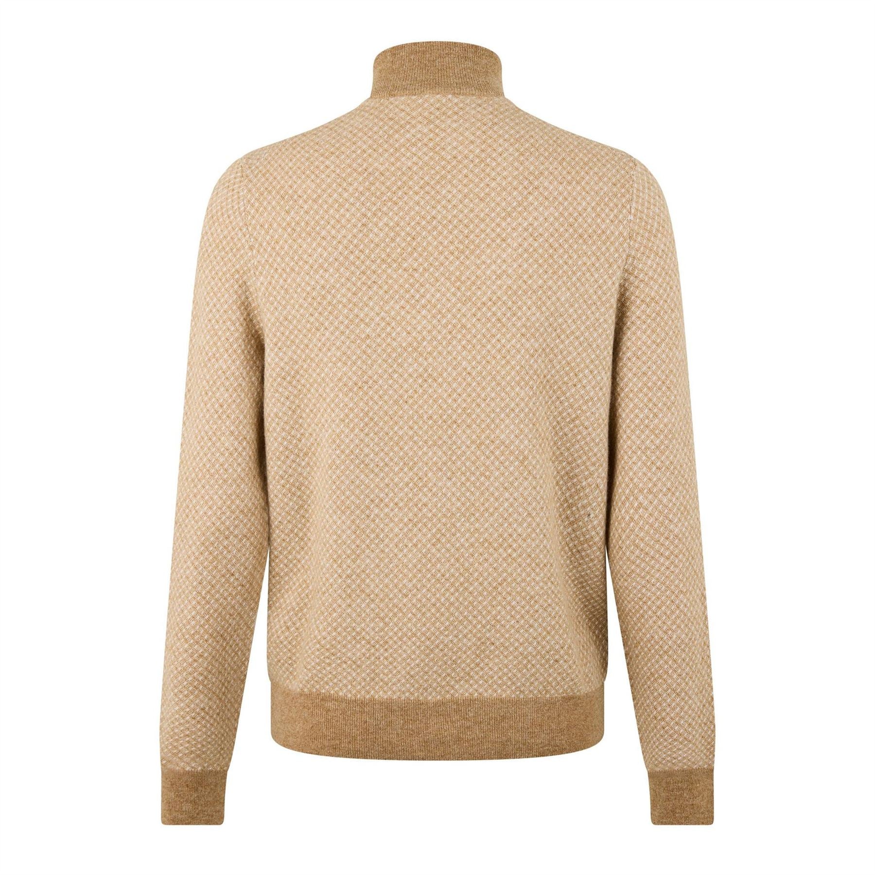 Boss Heltorino Quarter Zip Knitted Cotton Sweater