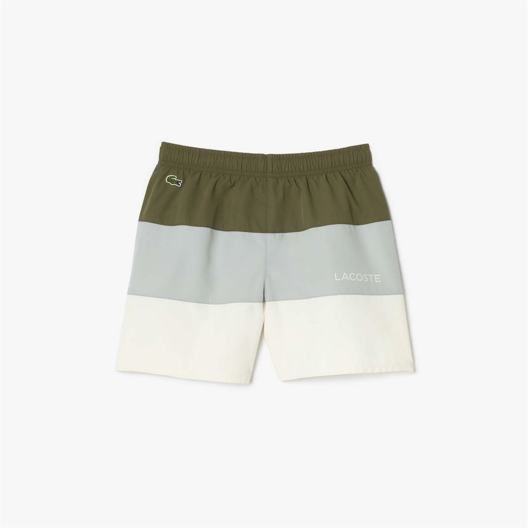 Lacoste Block Taffeta Swim Trunks