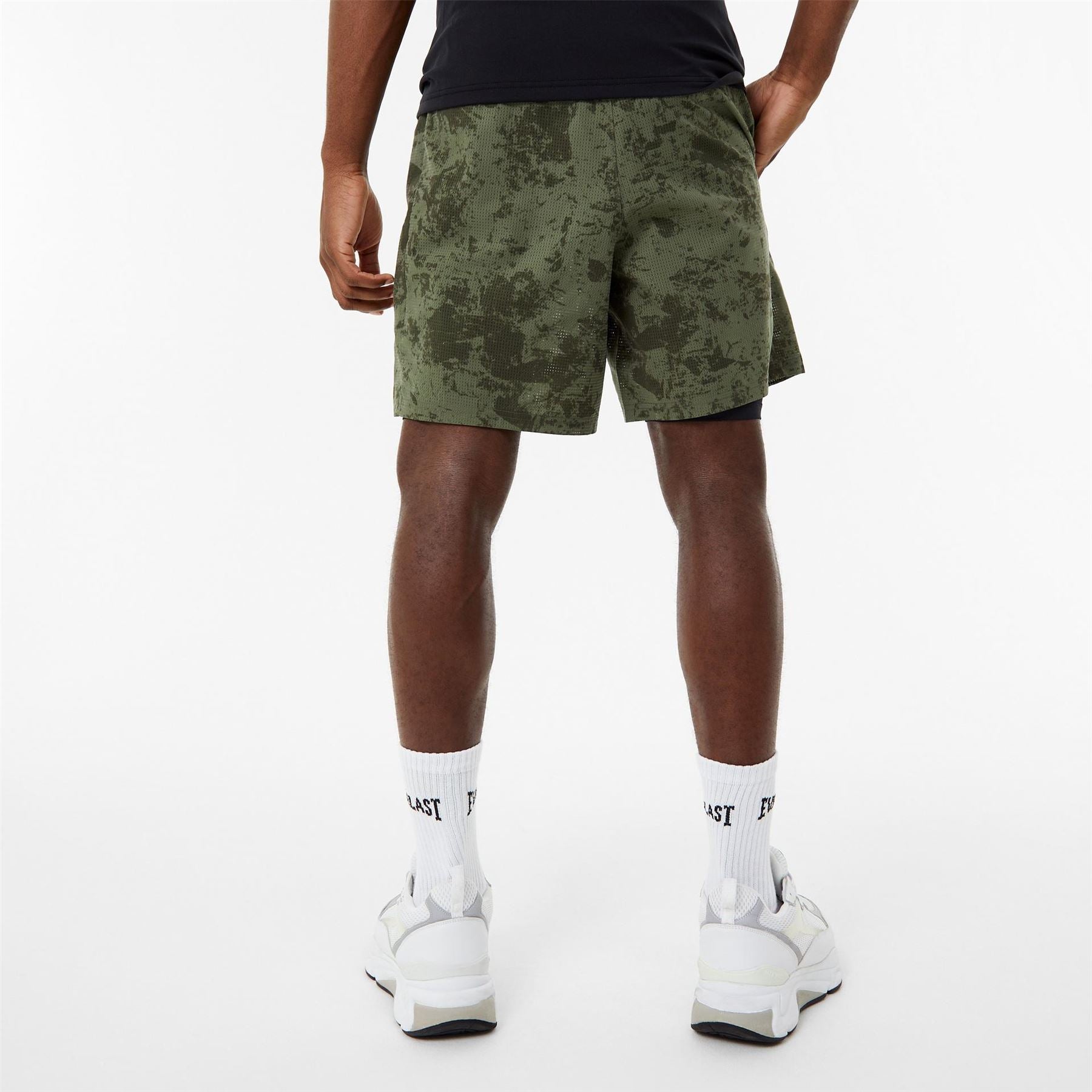 Everlast Mens 2 In 1 Shorts