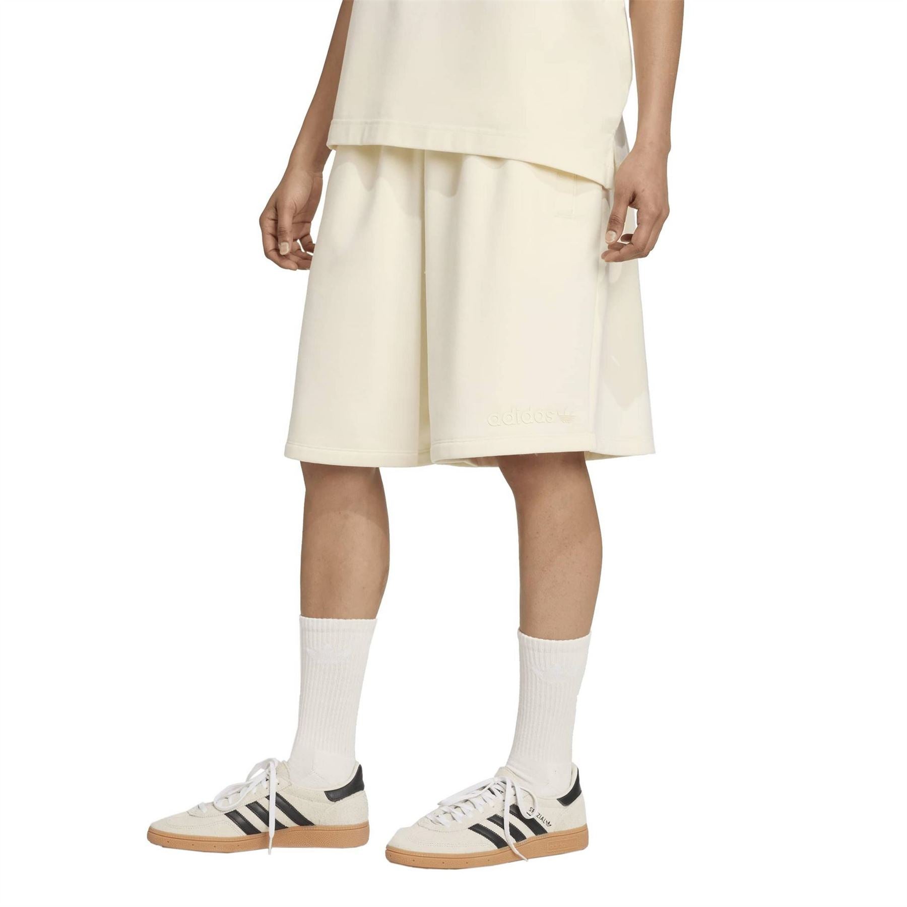 adidas Ess Lin Bermuda Sweat Shorts with Elasticated Waistband