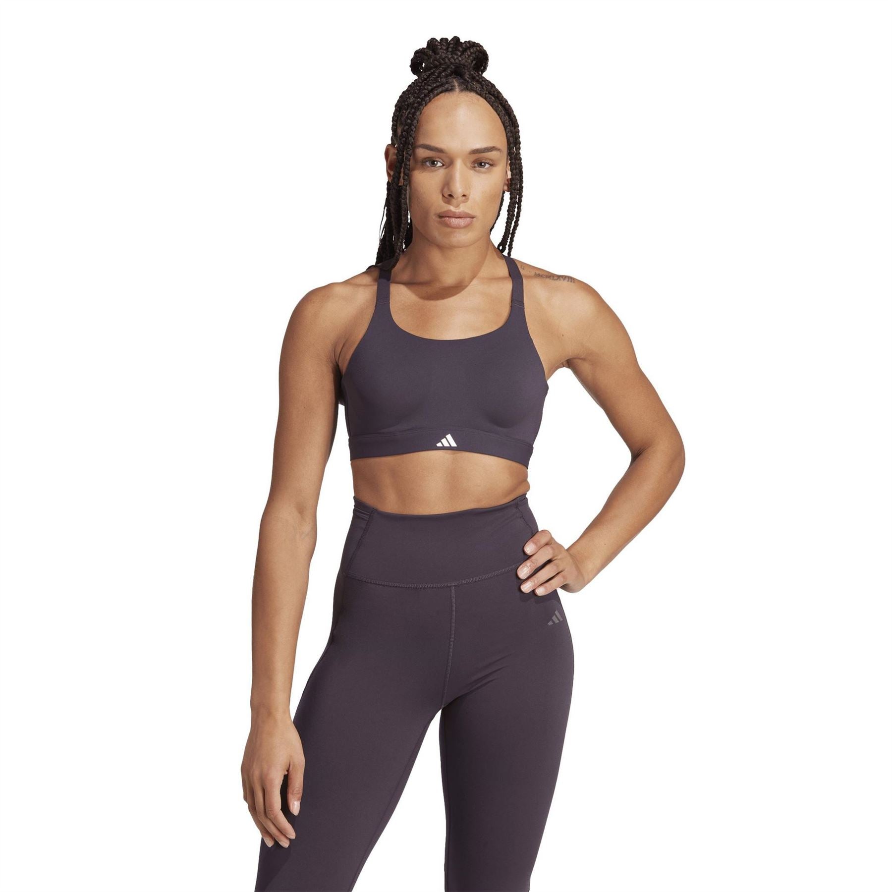 adidas Womens Tlrdim Luxe Hs High Impact Sports Bra