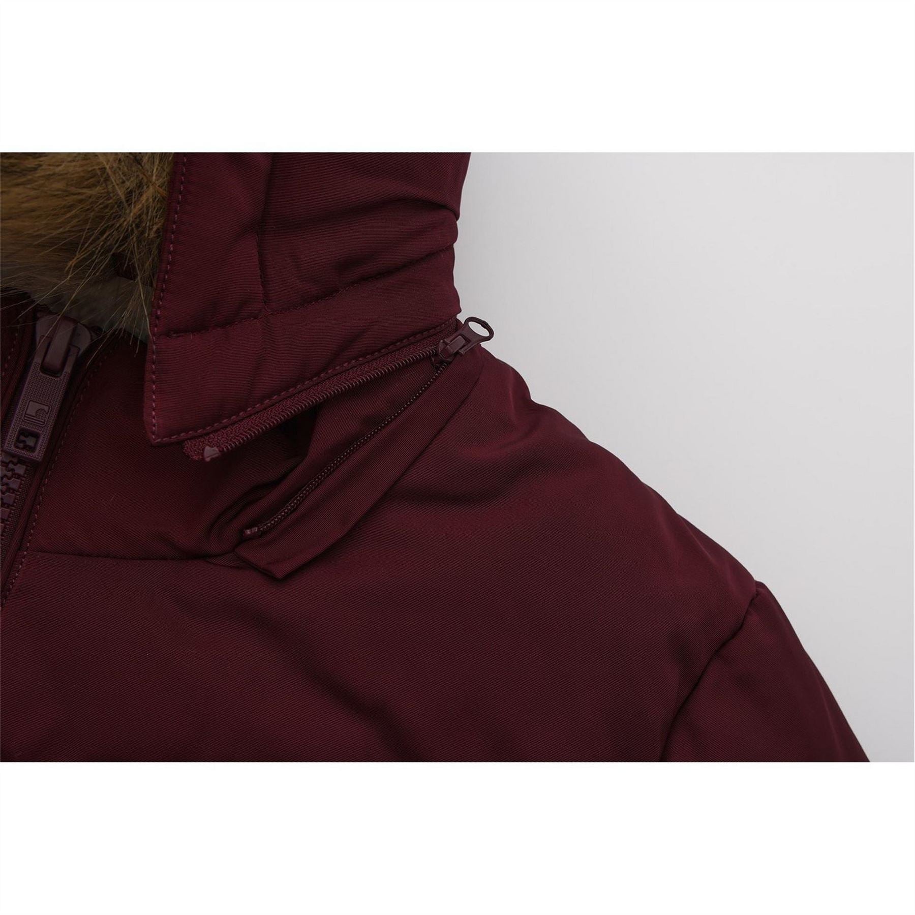 SoulCal 2 Zip Bubble Jacket For Ladies