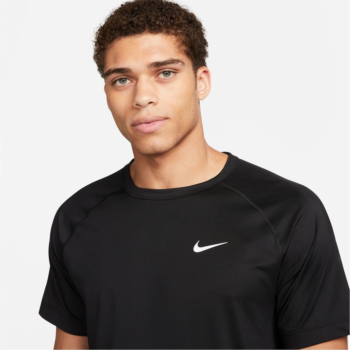 Nike Mens Dri Fit Ready Short Sleeve Fitness Top