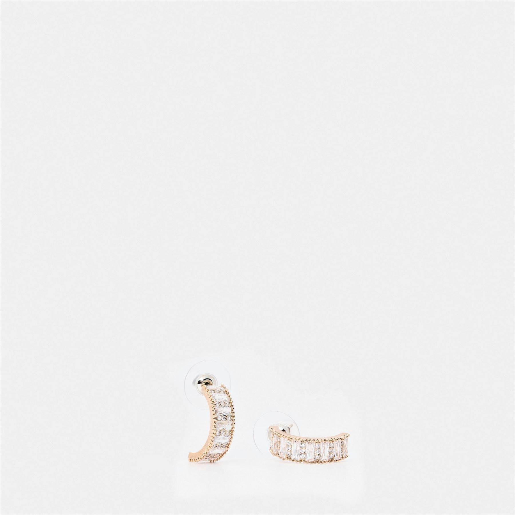 Mason Knight Yager Baugette Hoop Earring