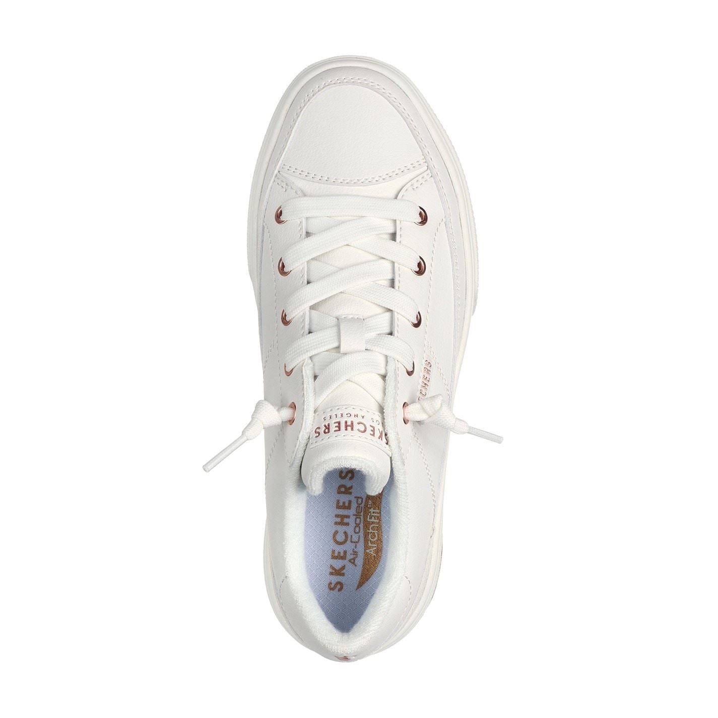 Skechers Womens Arch Fit Arcade   On My Way Low Top Trainers