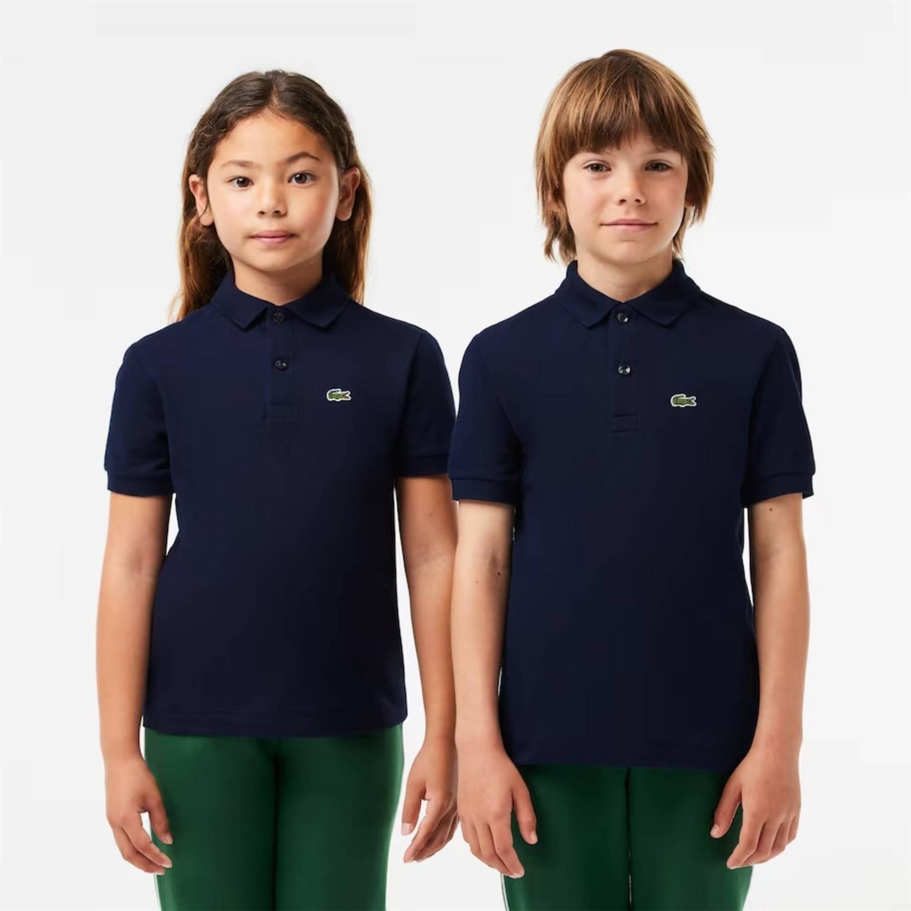Lacoste Boys Pique Logo Polo Shirt