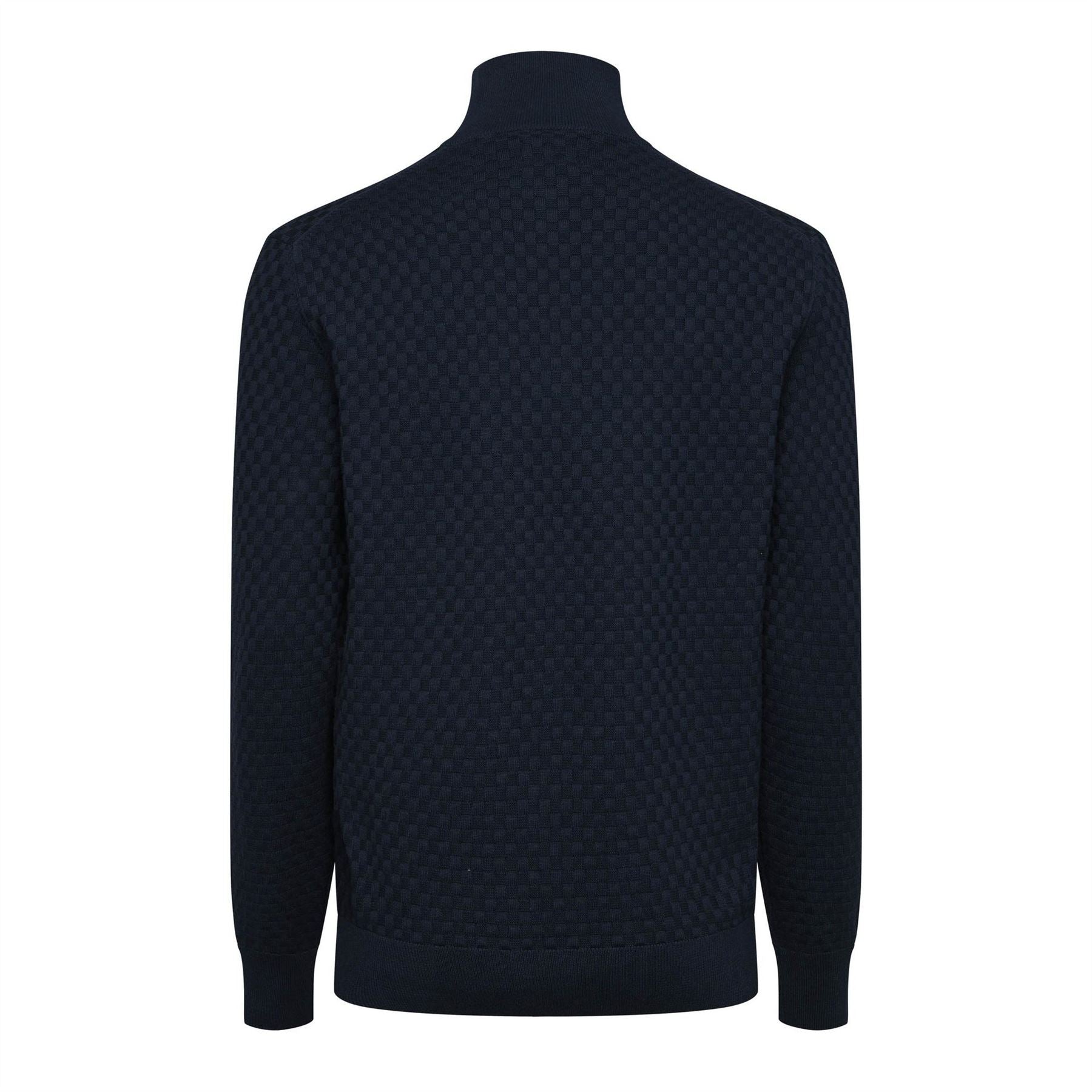 Gant Zip Neck High Collar Long Sleeve Sweatshirt
