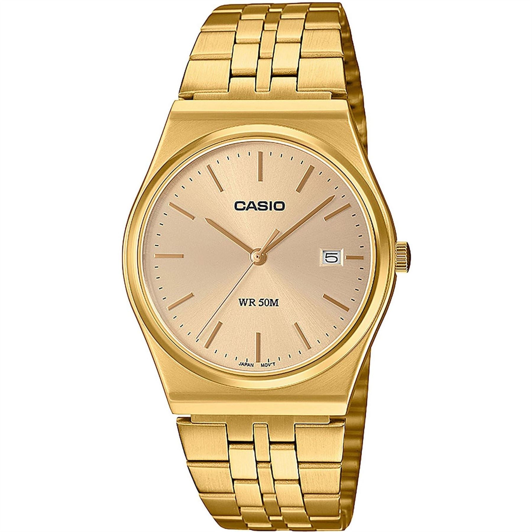 Casio Vintage Analogue Steel Bracelet Watch