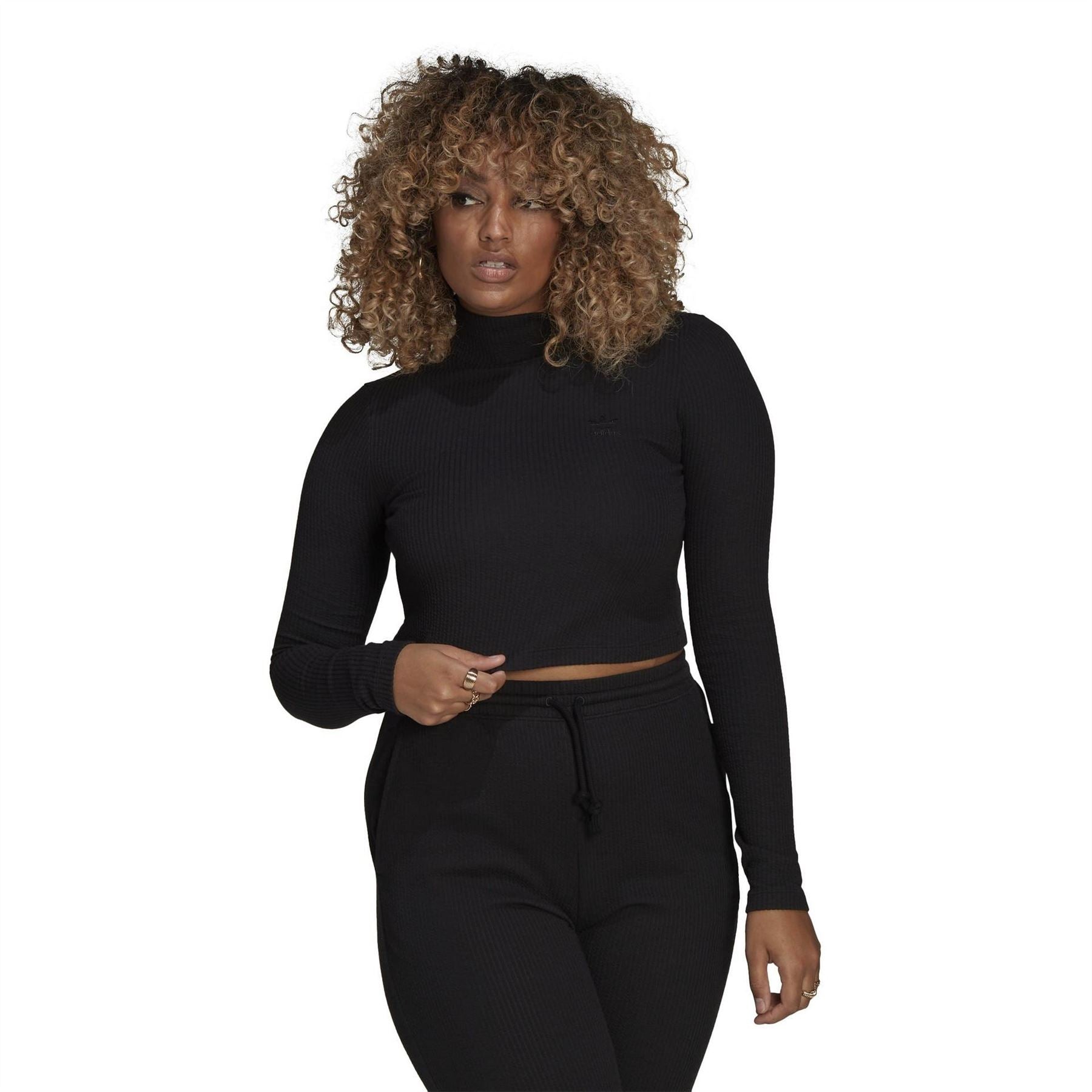 adidas Originals Long Sleeve Crop Top