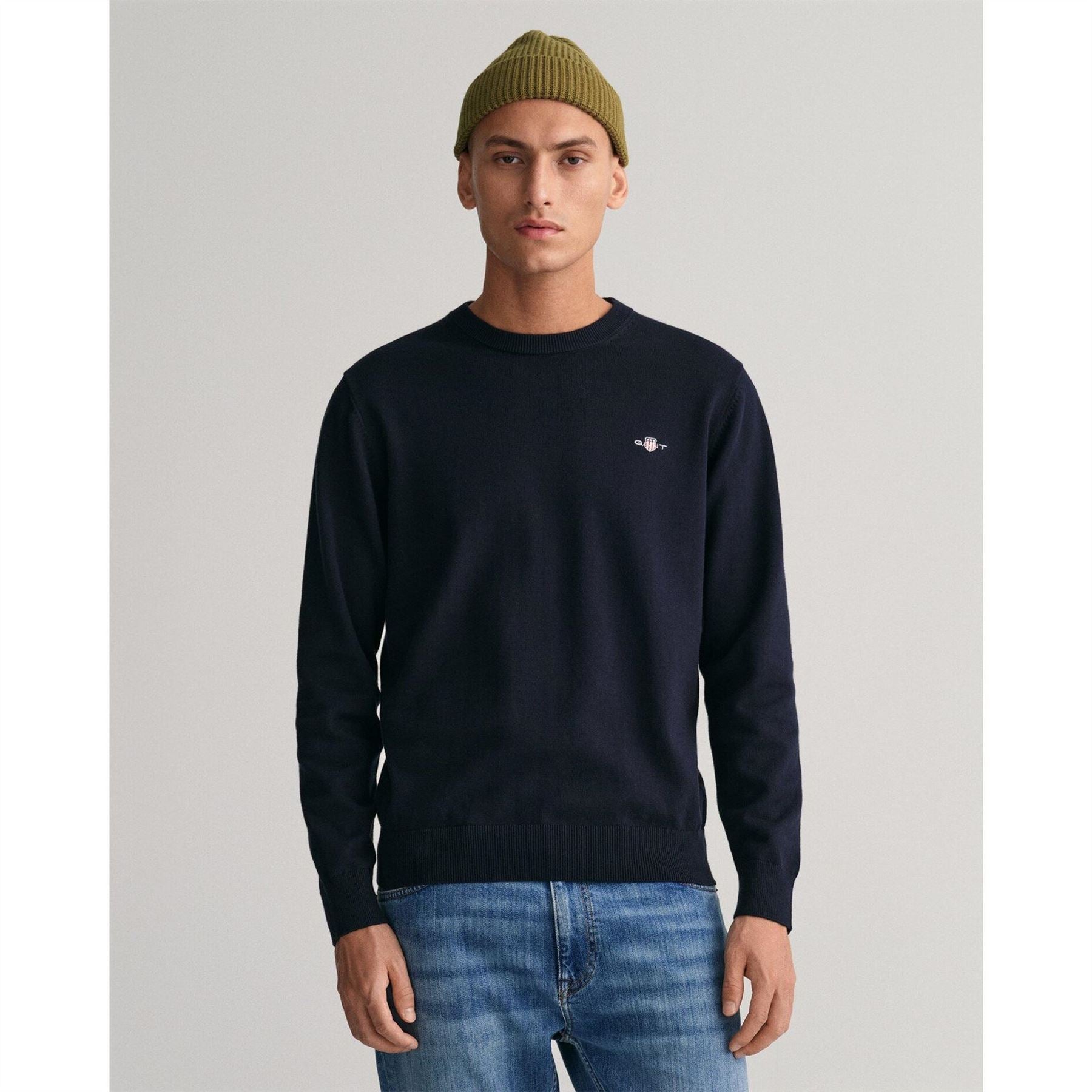 Gant Cotton Crew Neck Sweater
