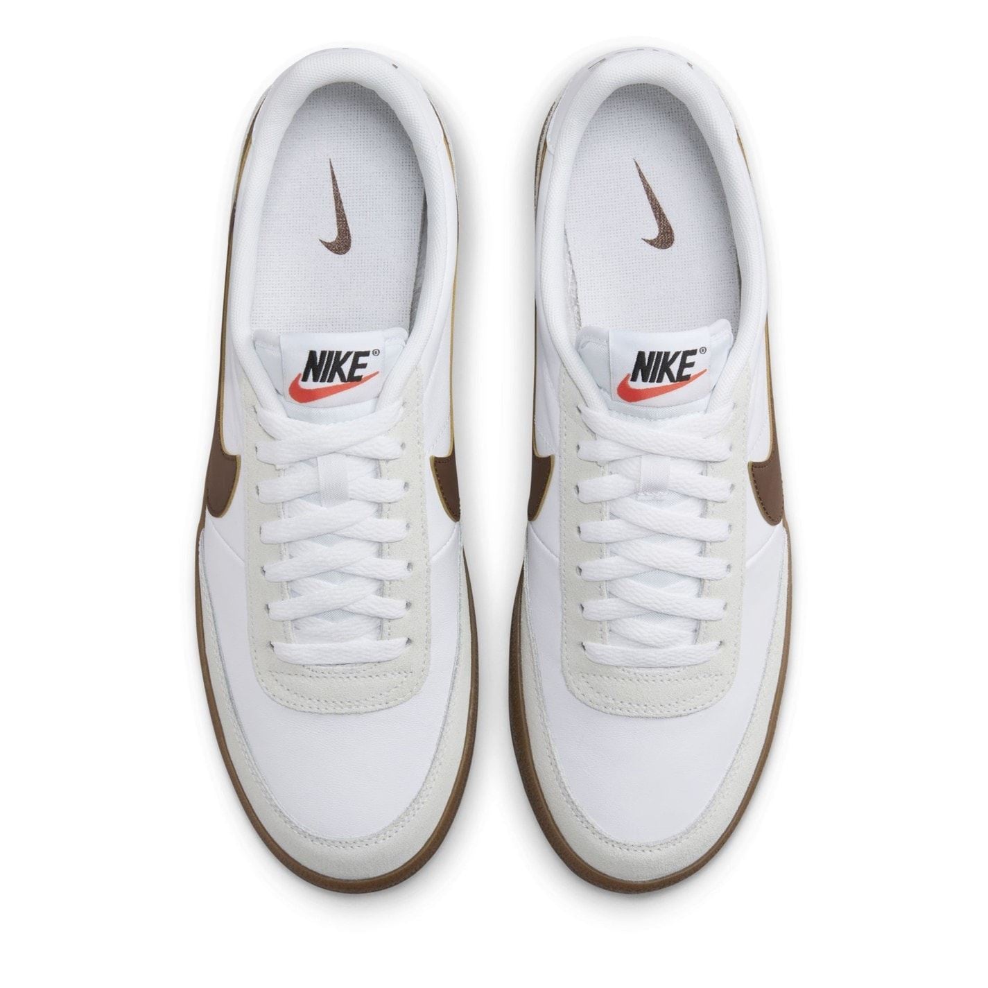 Nike Leather Low Top Flat Heel Sneakers