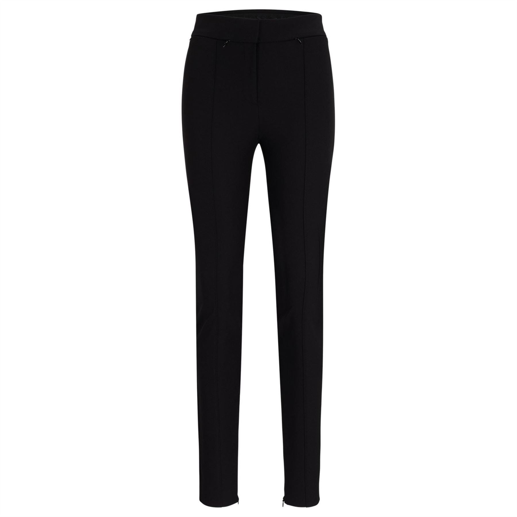 Boss Tukeva Solid Patterned Slim Trousers