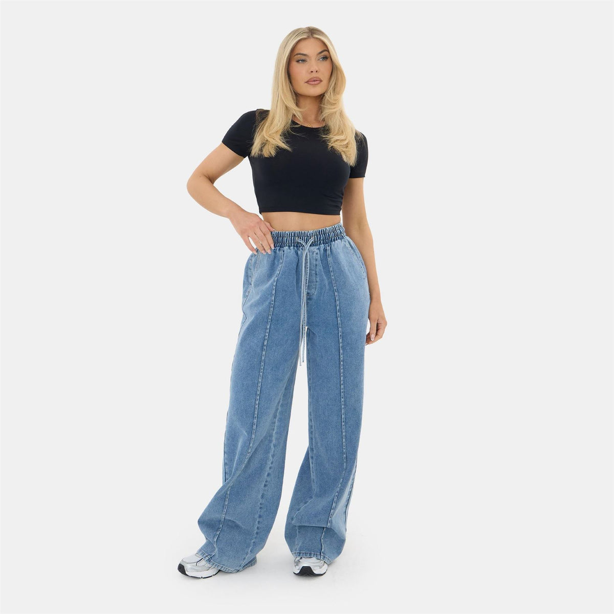 I Saw It First Denim Jogger