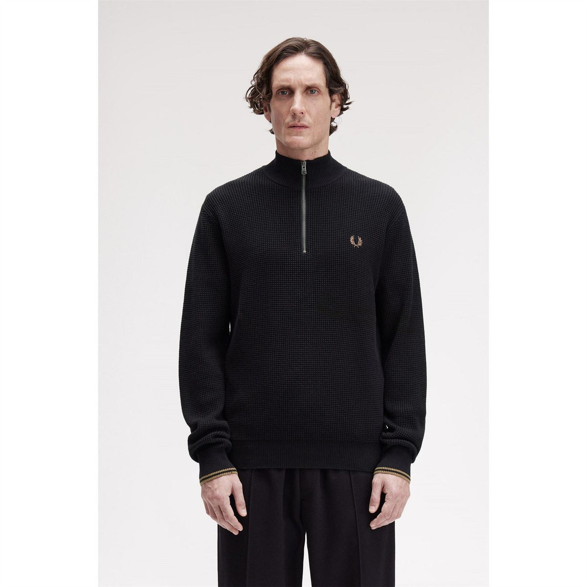Fred Perry Stitch Half Zip Jumper