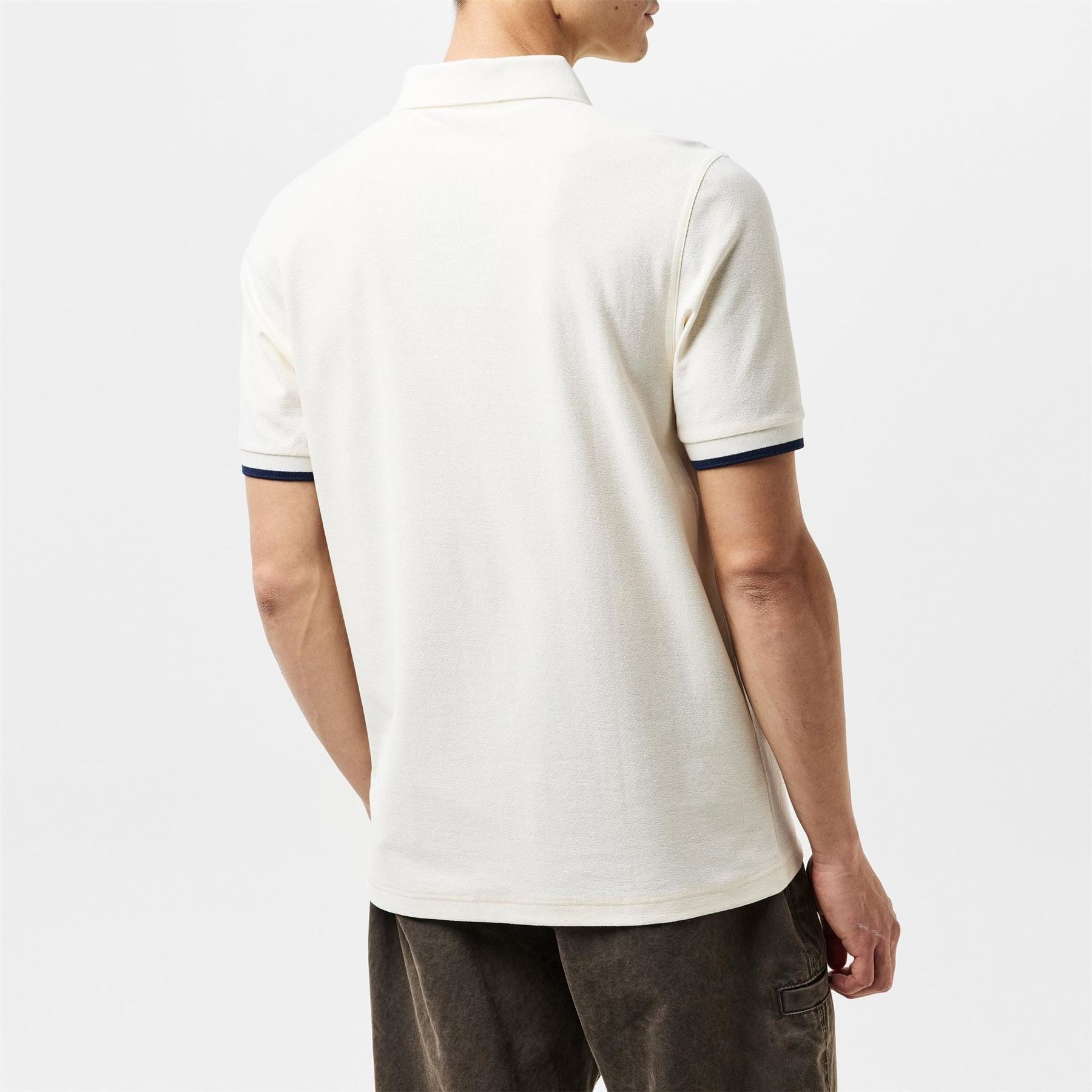 Fred Perry Crepe Zipped Short Sleeve Polo Shirt