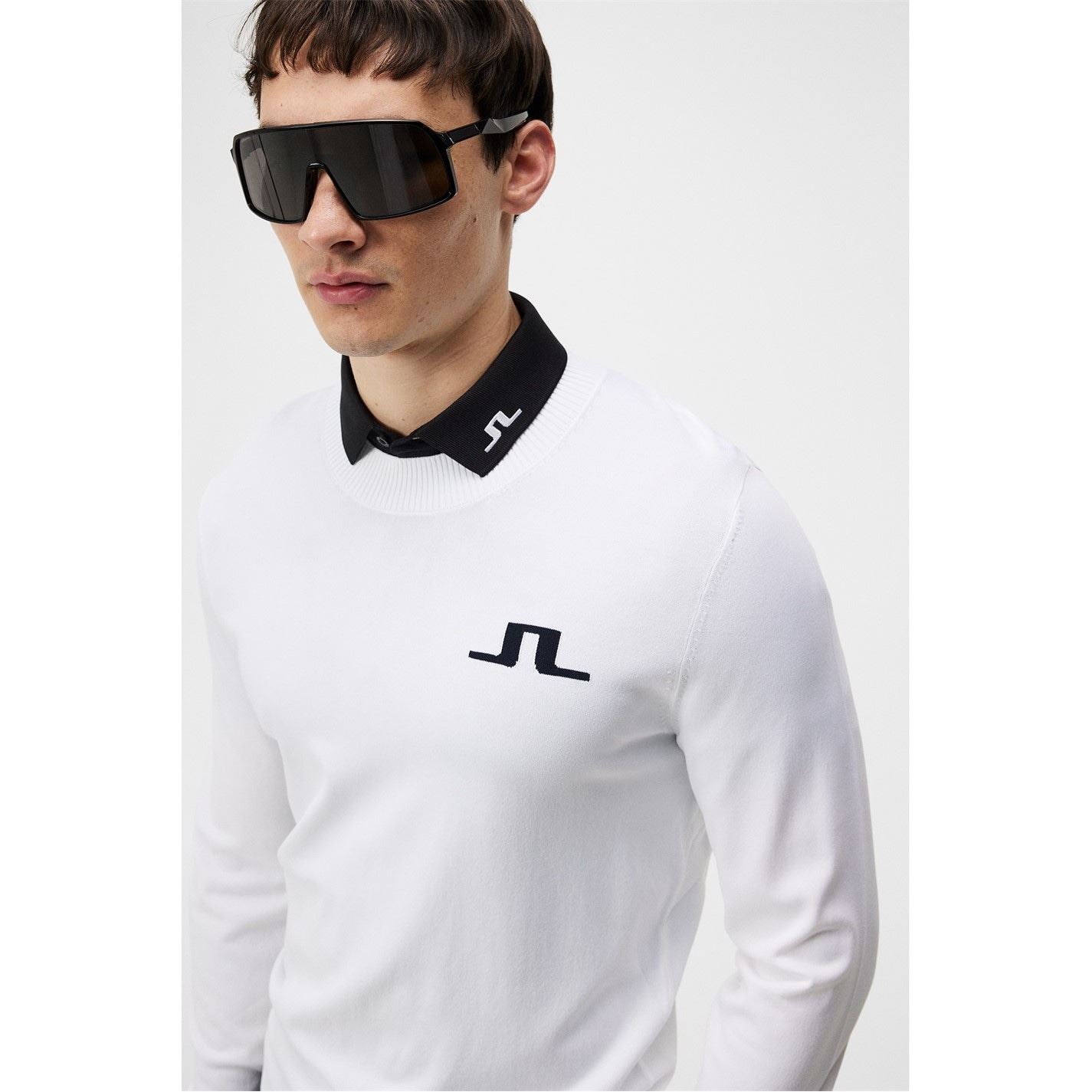J Lindeberg Golf Gus Crew Neck Jumper