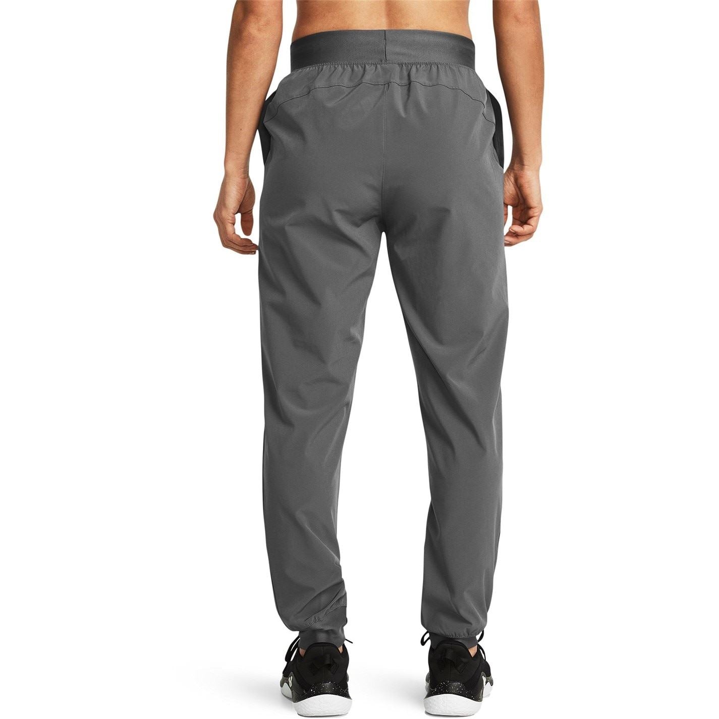Under Armour Rise Solid Patterned High Rise Track Pants