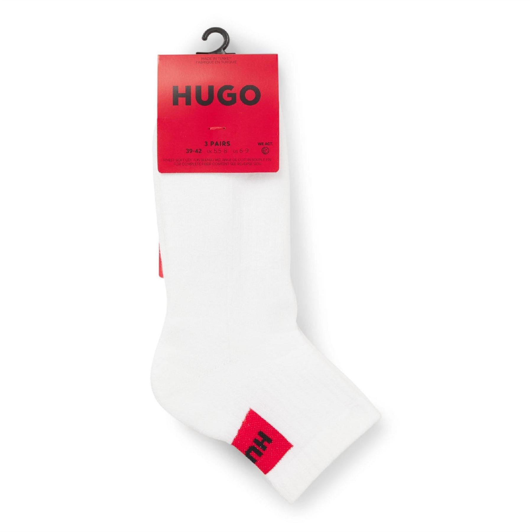 Hugo Pack Of Logo Ankle Socks